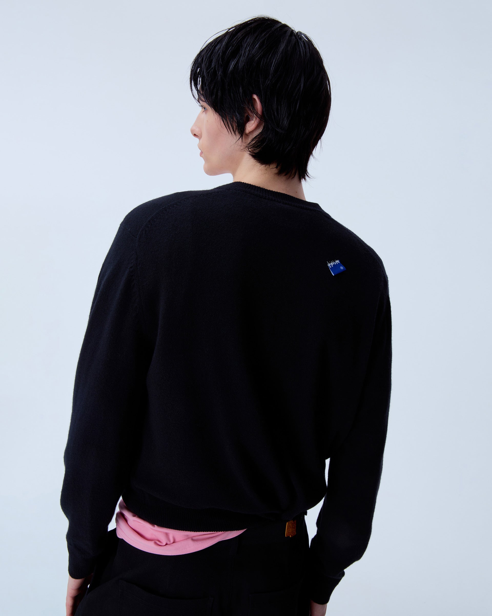 Ader Error - Sig; BL Tag cardigan 02 (Noir) product image 16 | TRAB K-Fashion Australia