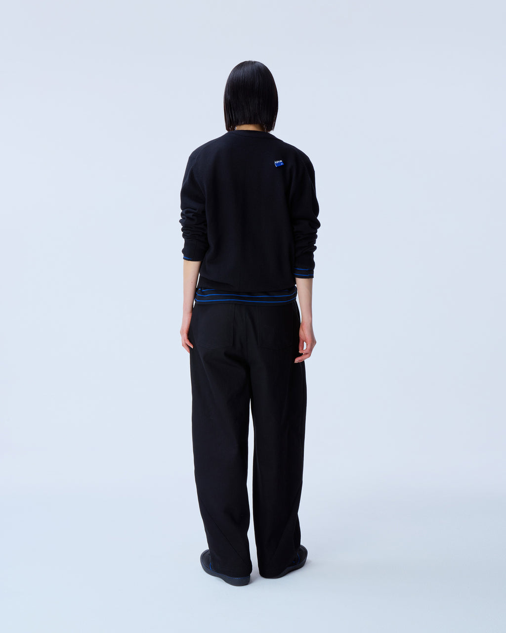 Ader Error - Sig; BL Tag cardigan 02 (Noir) product image 3 | TRAB K-Fashion Australia