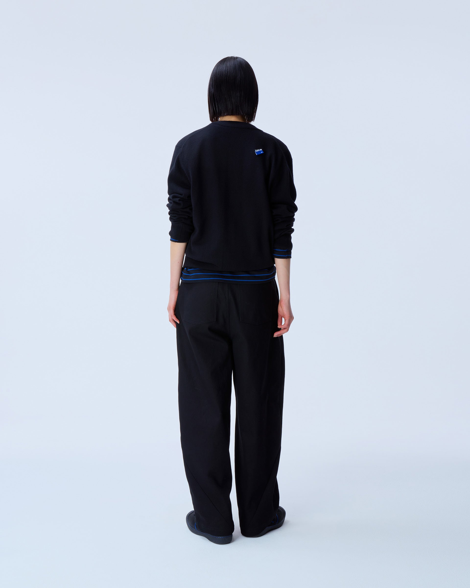 Ader Error - Sig; BL Tag cardigan 02 (Noir) product image 3 | TRAB K-Fashion Australia