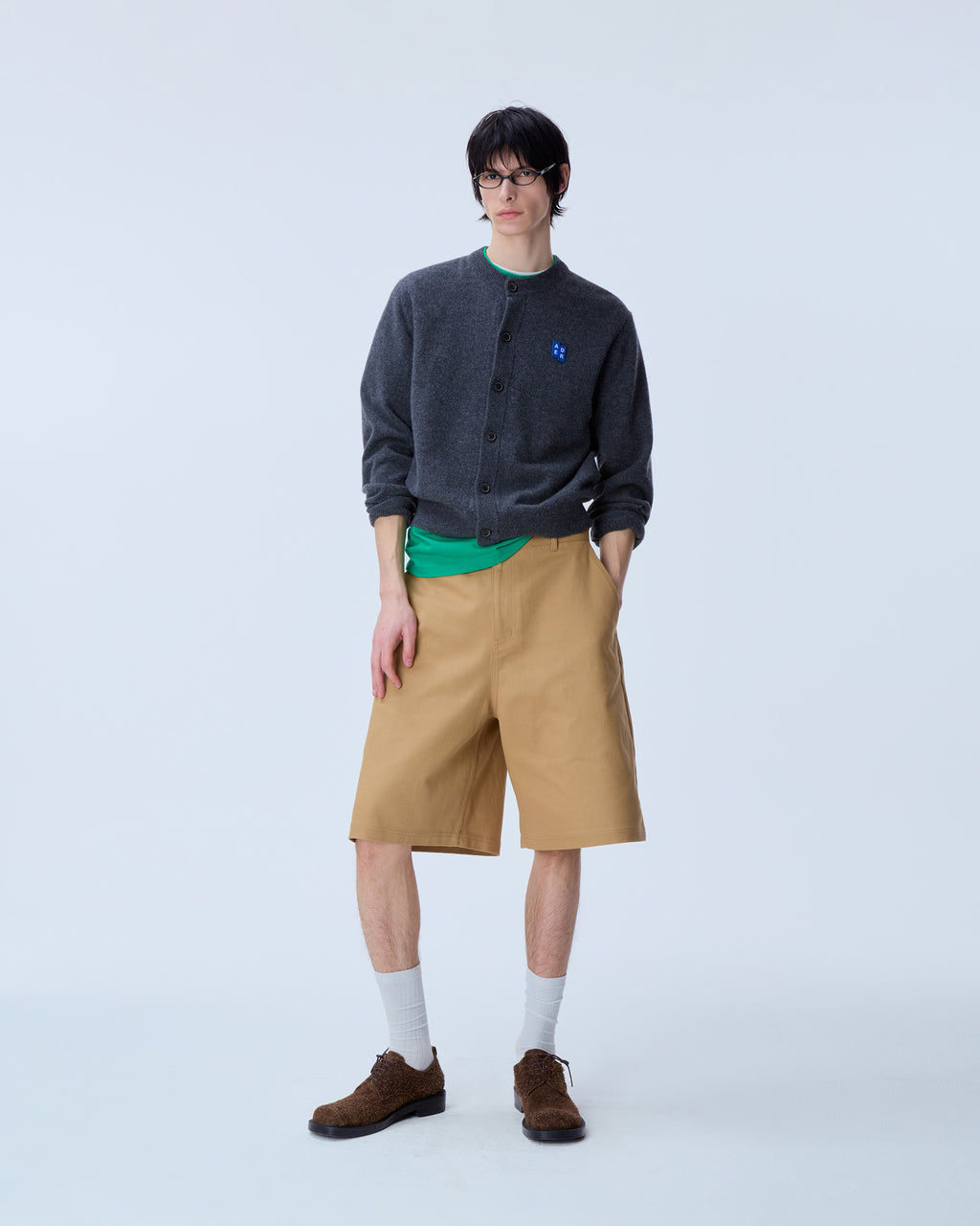 Ader Error - Sig; BL Tag cardigan 02 (Charcoal) product image 11 | TRAB K-Fashion Australia