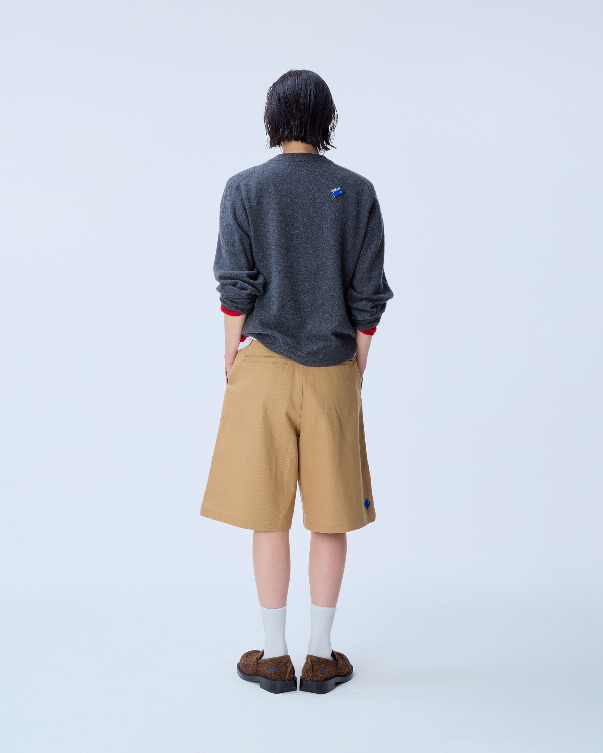 Ader Error - Sig; BL Tag cardigan 02 (Charcoal) product image 3 | TRAB K-Fashion Australia