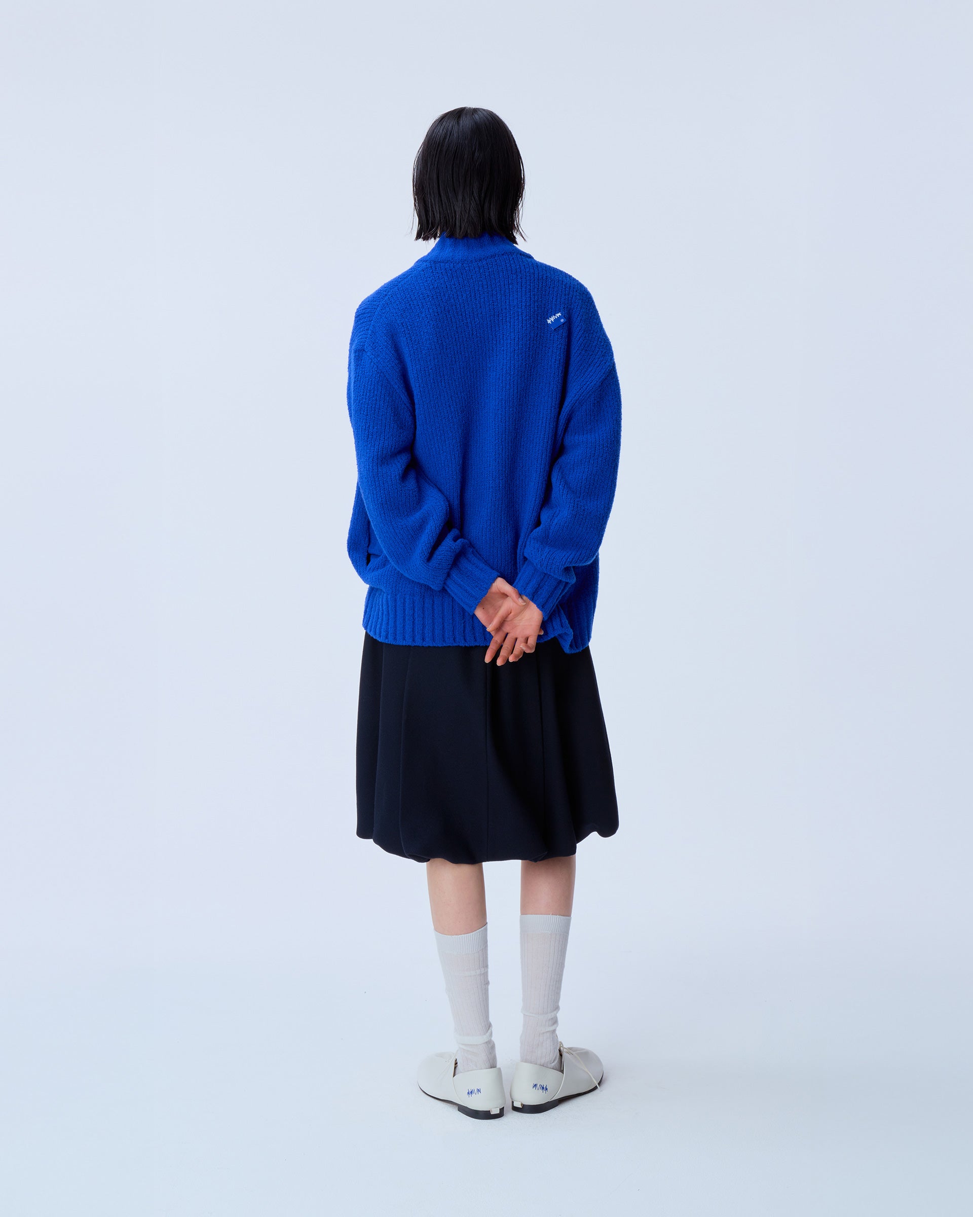 Ader Error - Sig; BL Tag knit zip-up 01 (Z-Blue) product image 3 | TRAB K-Fashion Australia