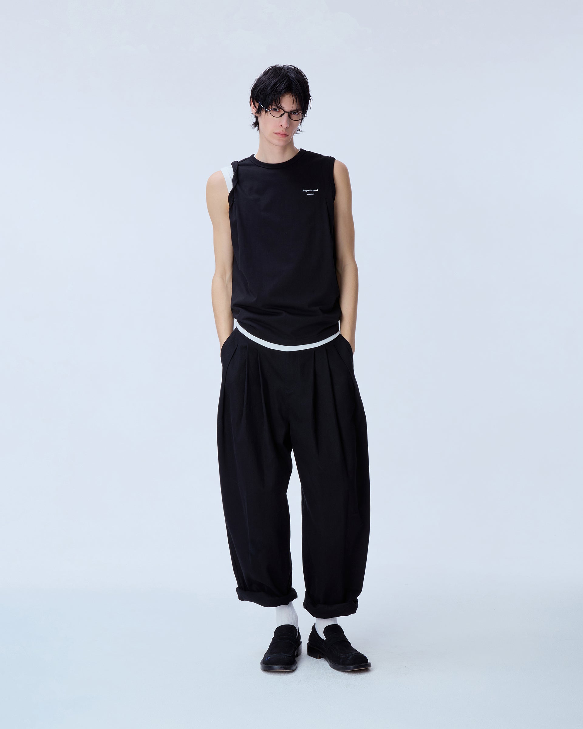 Ader Error - Sig; BL Tag sleeveless 02 (Noir) product image 12 | TRAB K-Fashion Australia