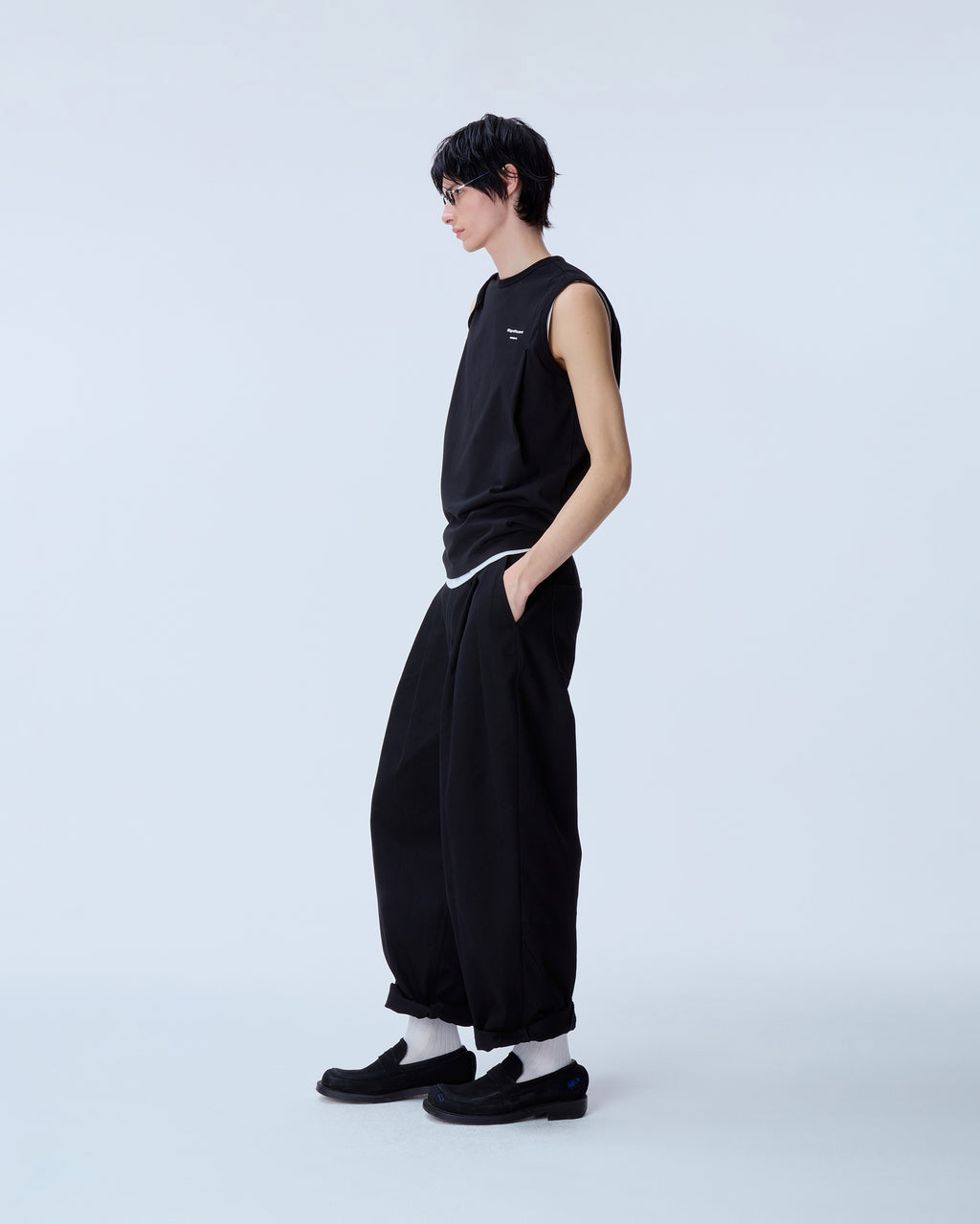 Ader Error - Sig; BL Tag sleeveless 02 (Noir) product image 13 | TRAB K-Fashion Australia