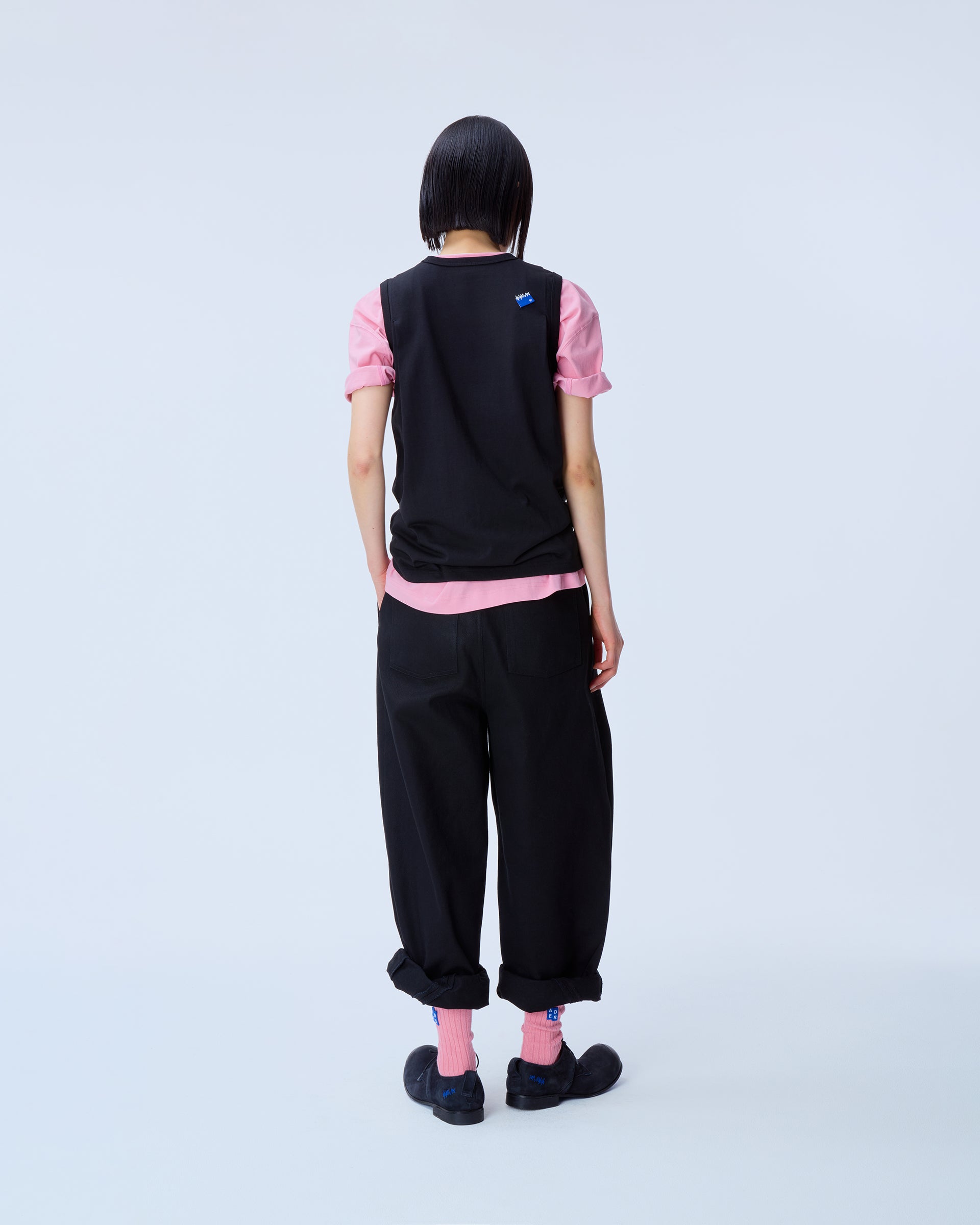 Ader Error - Sig; BL Tag sleeveless 02 (Noir) product image 3 | TRAB K-Fashion Australia