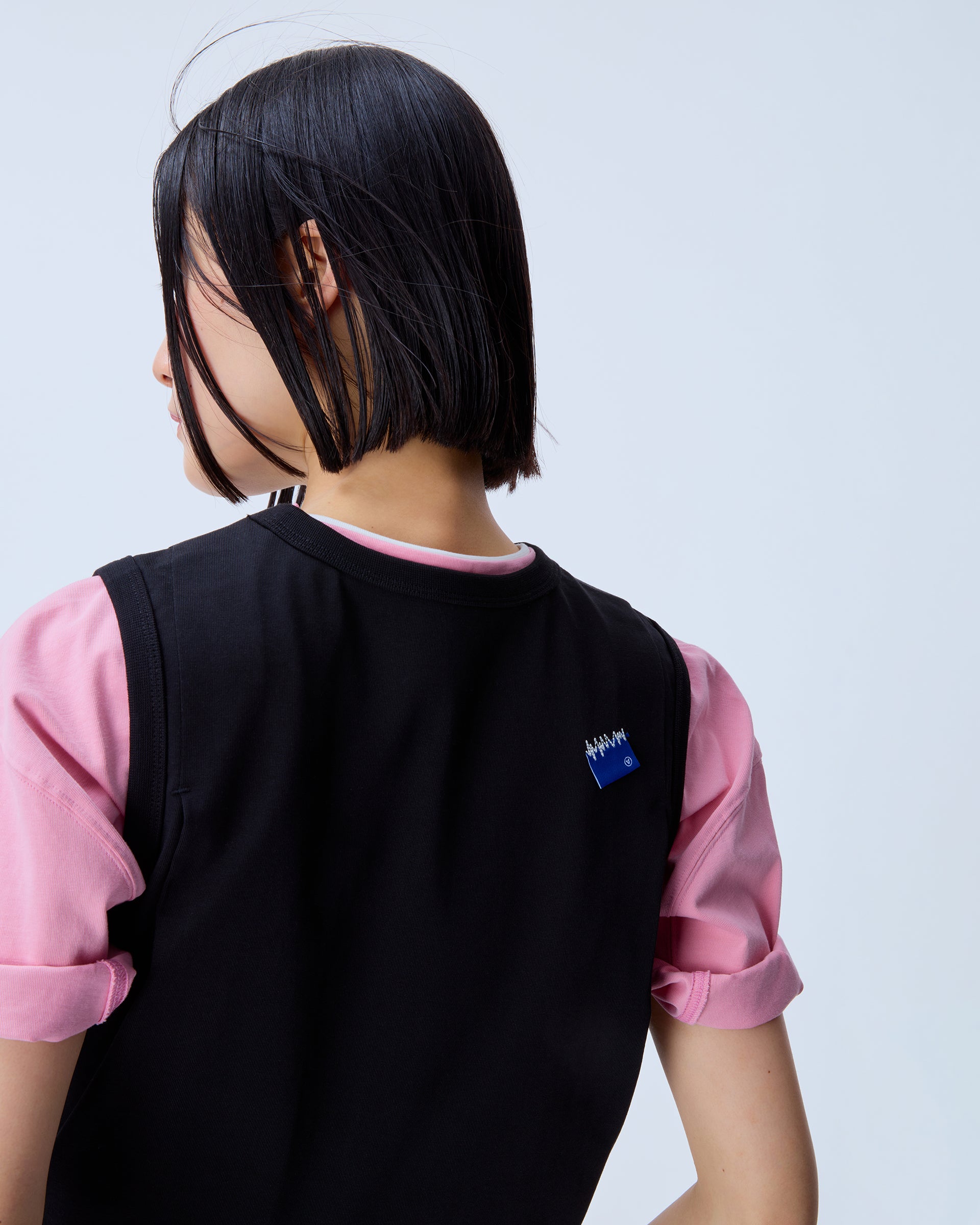 Ader Error - Sig; BL Tag sleeveless 02 (Noir) product image 6 | TRAB K-Fashion Australia