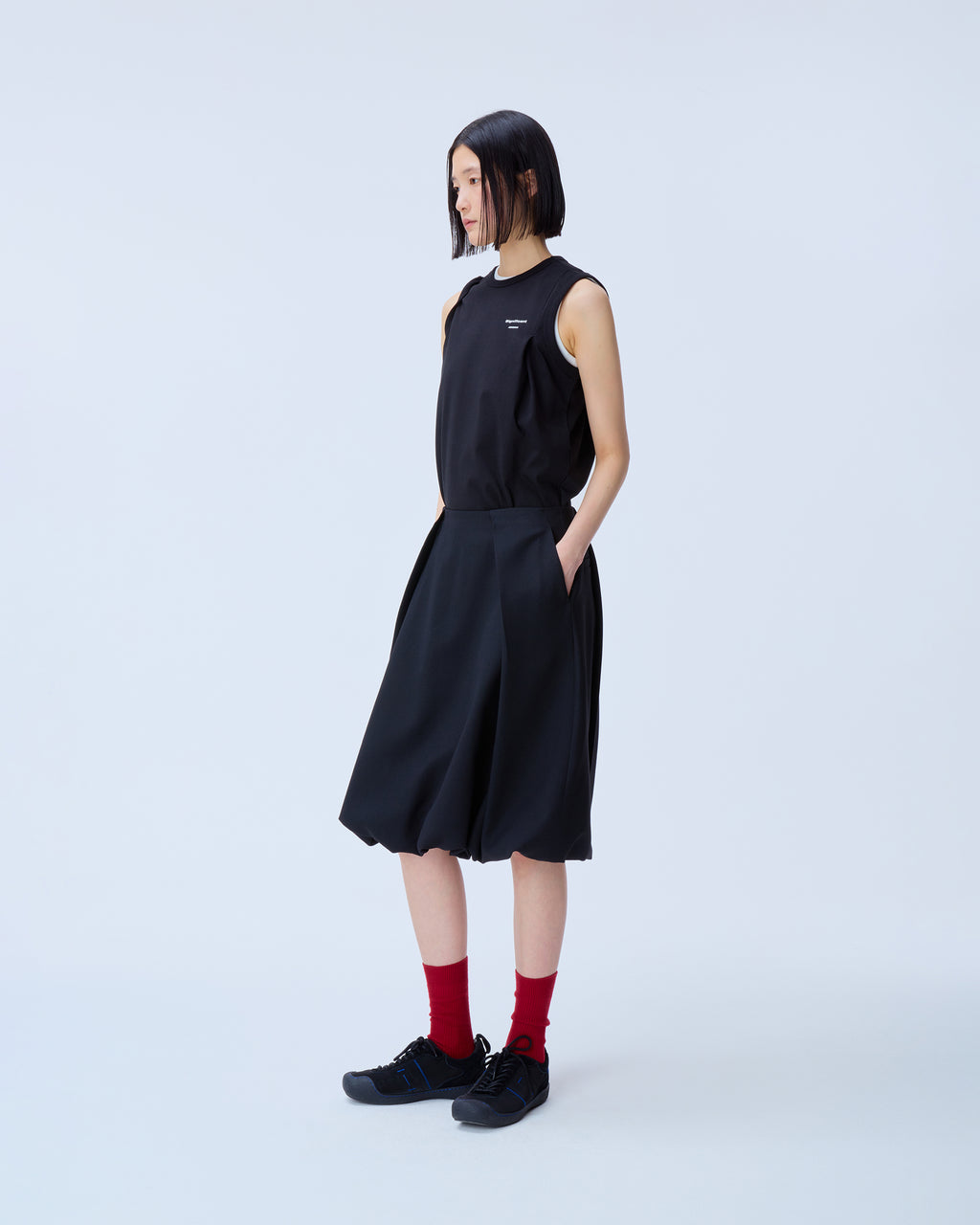 Ader Error - Sig; BL Tag sleeveless 02 (Noir) product image 8 | TRAB K-Fashion Australia