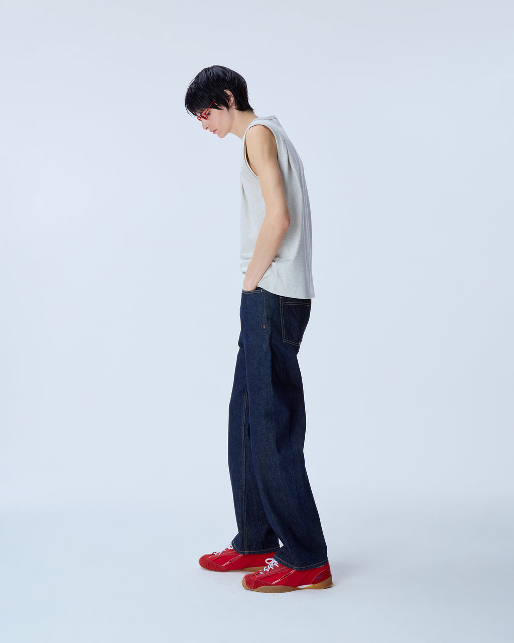 Ader Error - Sig; BL Tag sleeveless 02 (Oatmeal) product image 14 | TRAB K-Fashion Australia