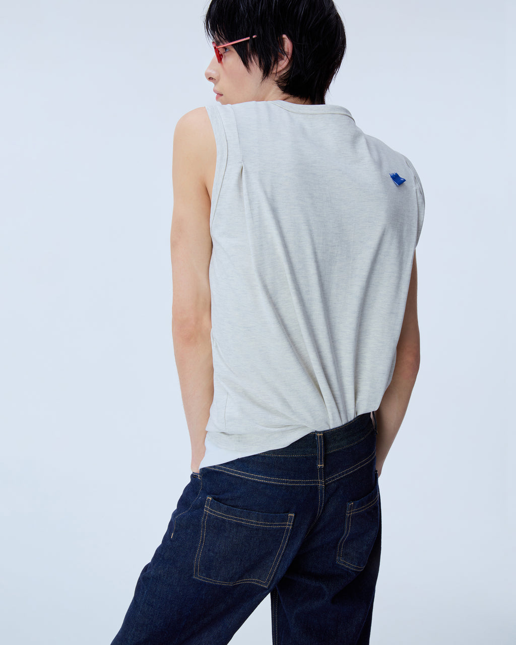 Ader Error - Sig; BL Tag sleeveless 02 (Oatmeal) product image 17 | TRAB K-Fashion Australia