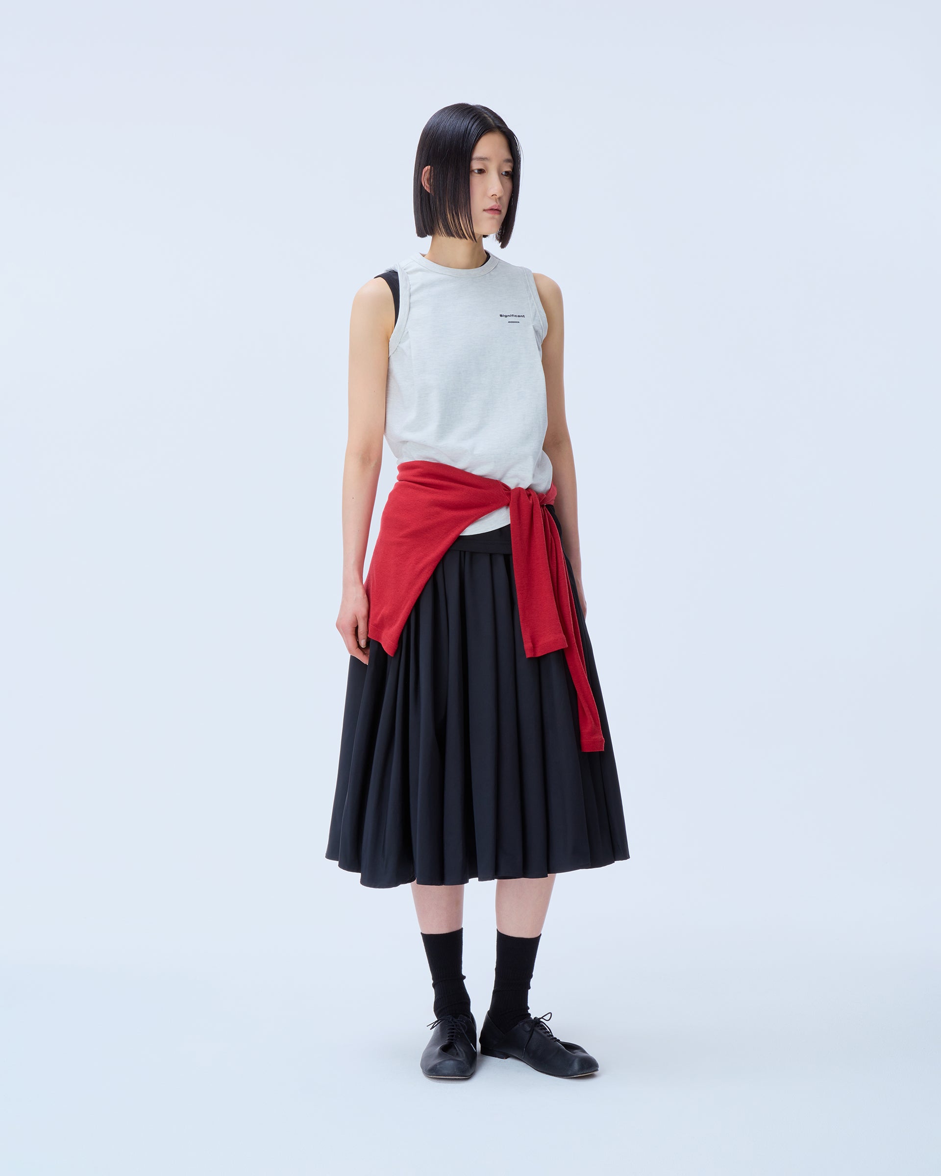 Ader Error - Sig; BL Tag sleeveless 02 (Oatmeal) product image 1 | TRAB K-Fashion Australia