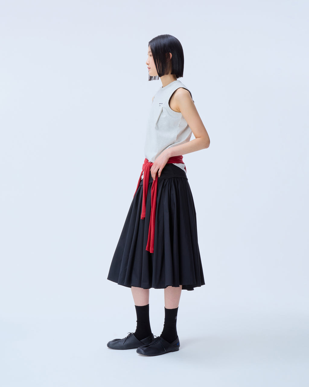 Ader Error - Sig; BL Tag sleeveless 02 (Oatmeal) product image 2 | TRAB K-Fashion Australia