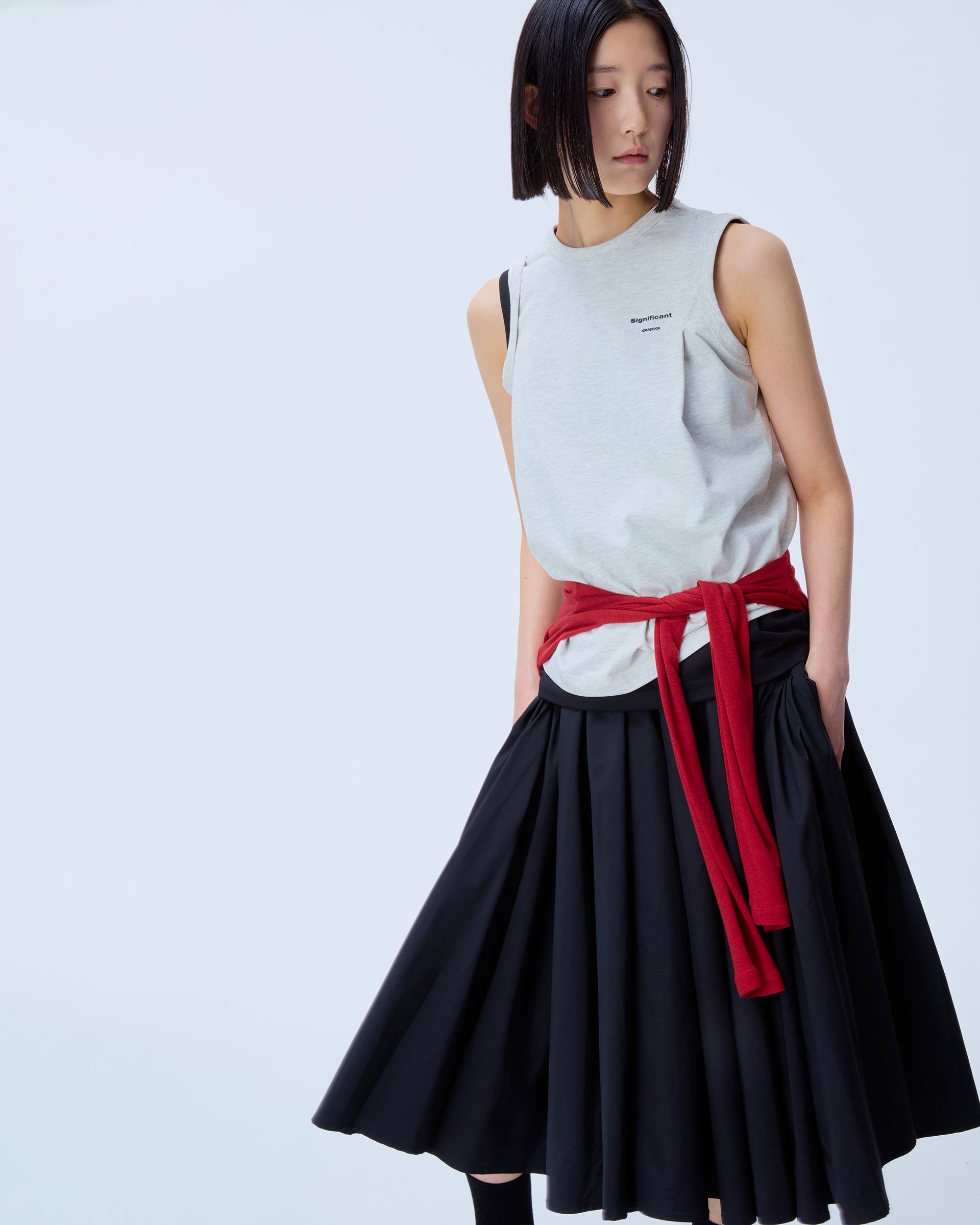 Ader Error - Sig; BL Tag sleeveless 02 (Oatmeal) product image 4 | TRAB K-Fashion Australia