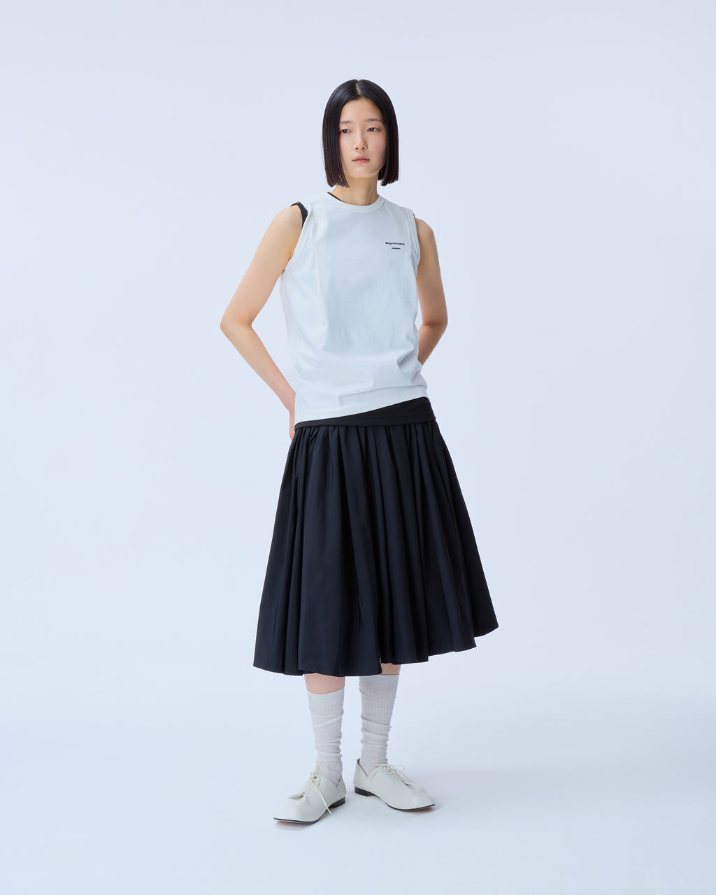 Ader Error - Sig; BL Tag sleeveless 02 (Off White) product image 1 | TRAB K-Fashion Australia