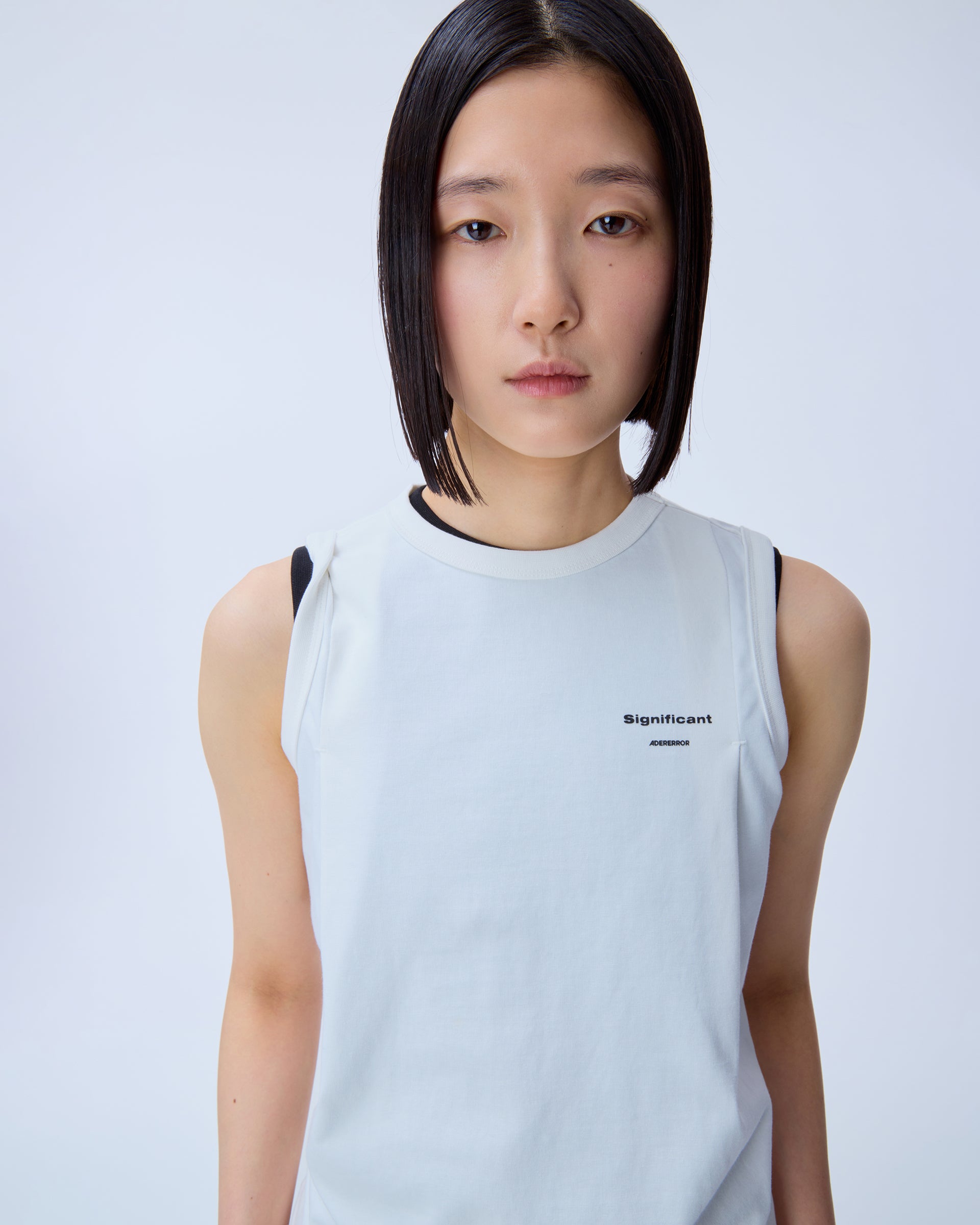 Ader Error - Sig; BL Tag sleeveless 02 (Off White) product image 5 | TRAB K-Fashion Australia