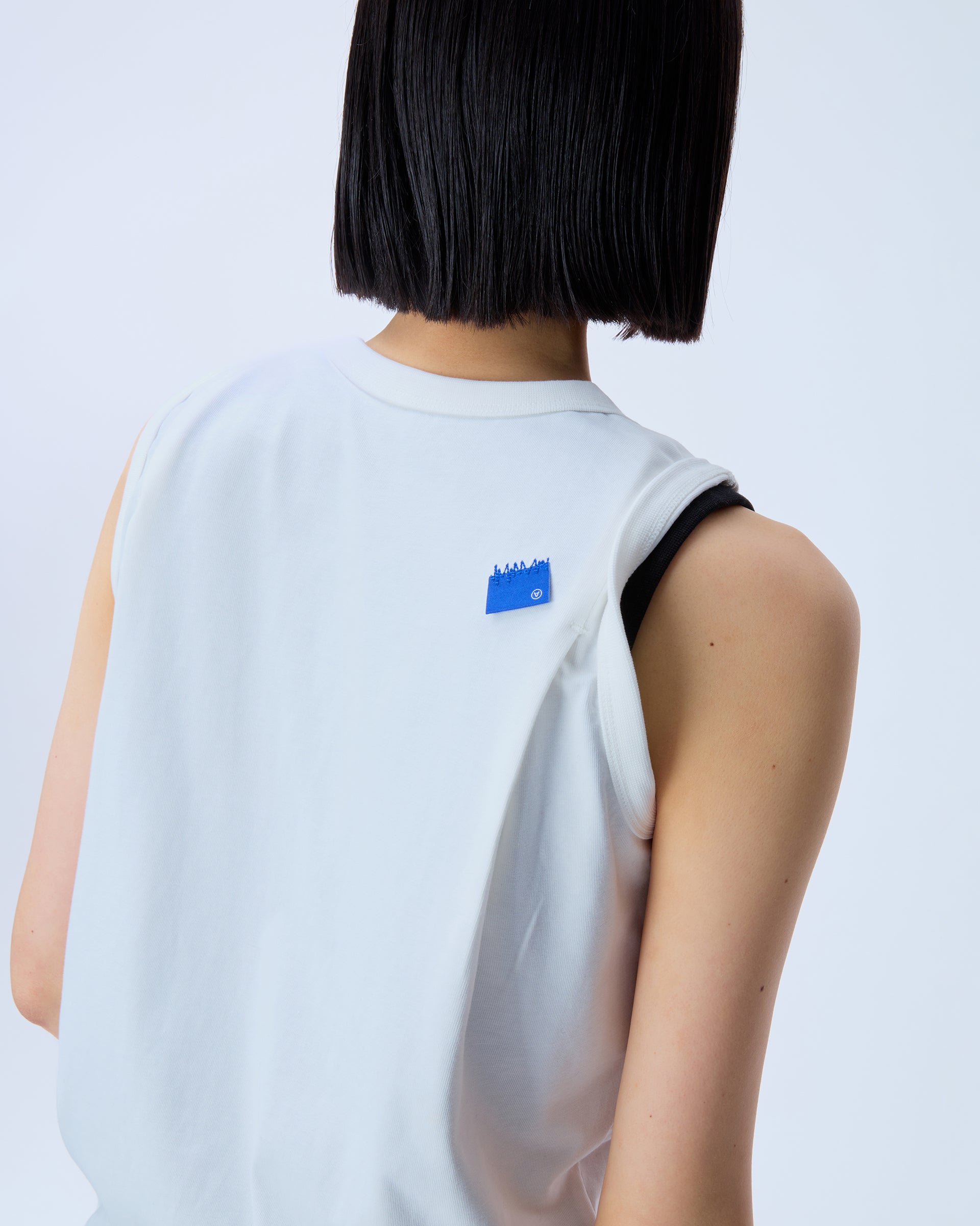 Ader Error - Sig; BL Tag sleeveless 02 (Off White) product image 6 | TRAB K-Fashion Australia
