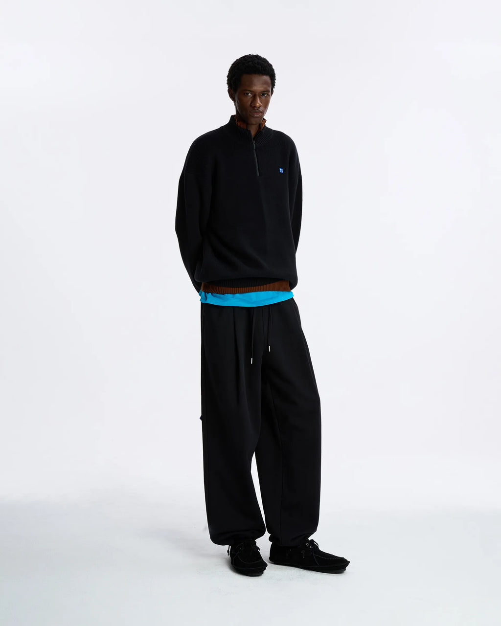 Ader Error - Sig; BL Tag Sweatpants 02 (Noir) product image 1 | TRAB K-Fashion Australia