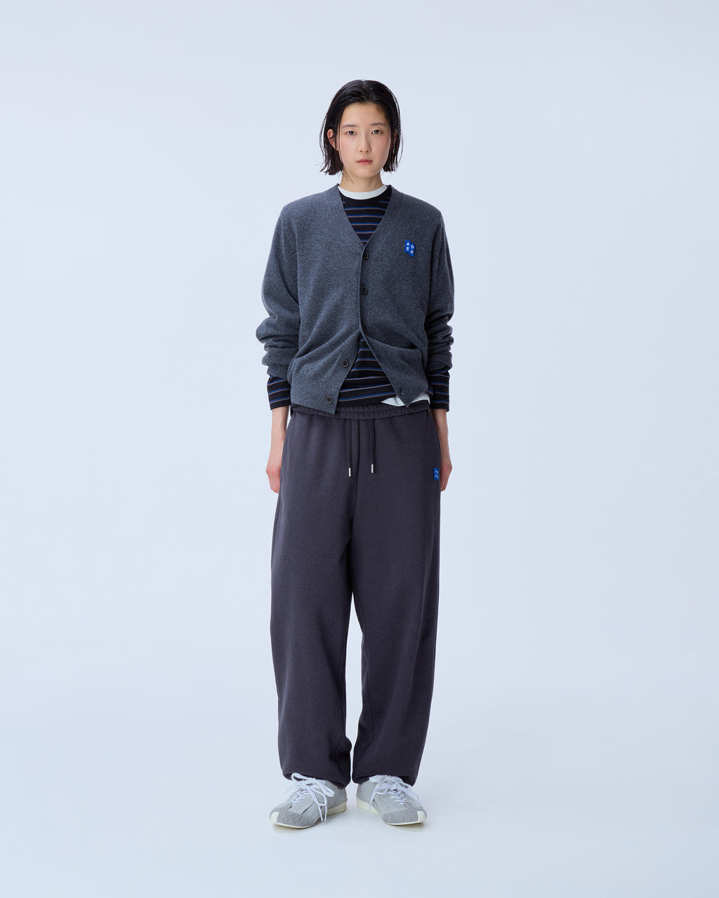 Ader Error - Sig; BL Tag sweatpants 01 (Charcoal) product image 1 | TRAB K-Fashion Australia