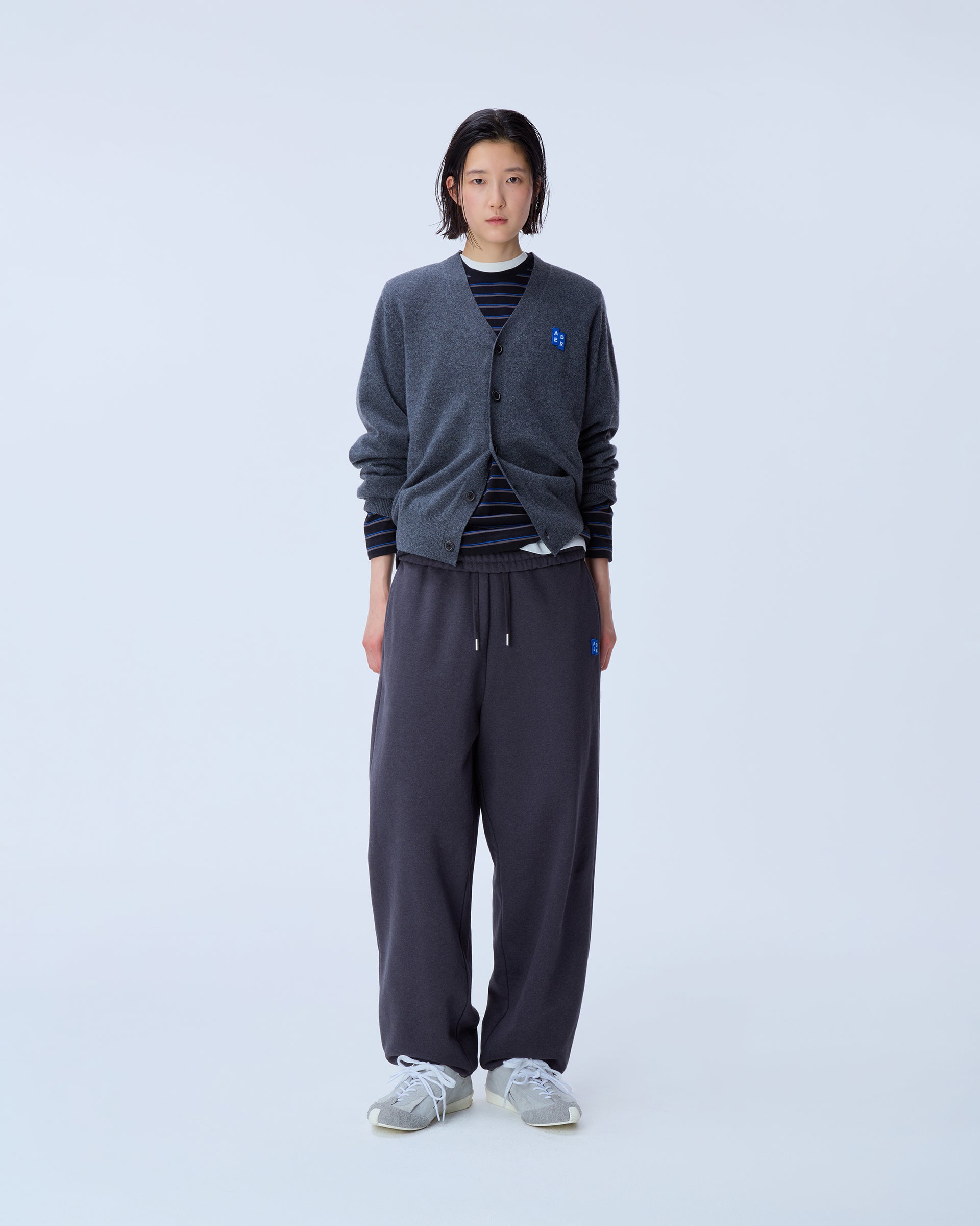 Ader Error - Sig; BL Tag sweatpants 01 (Charcoal) product image 1 | TRAB K-Fashion Australia