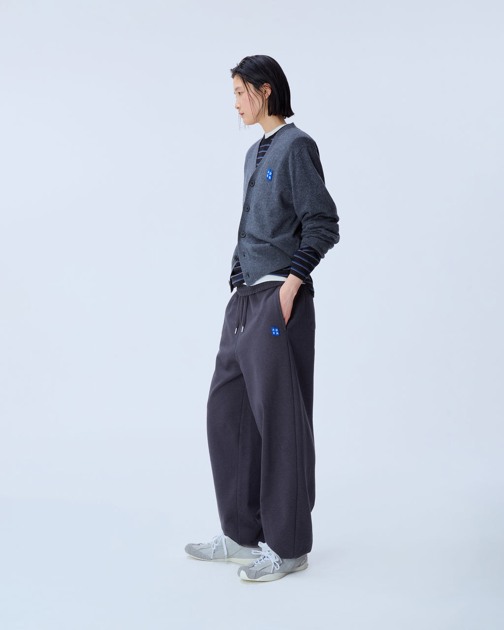 Ader Error - Sig; BL Tag sweatpants 01 (Charcoal) product image 7 | TRAB K-Fashion Australia
