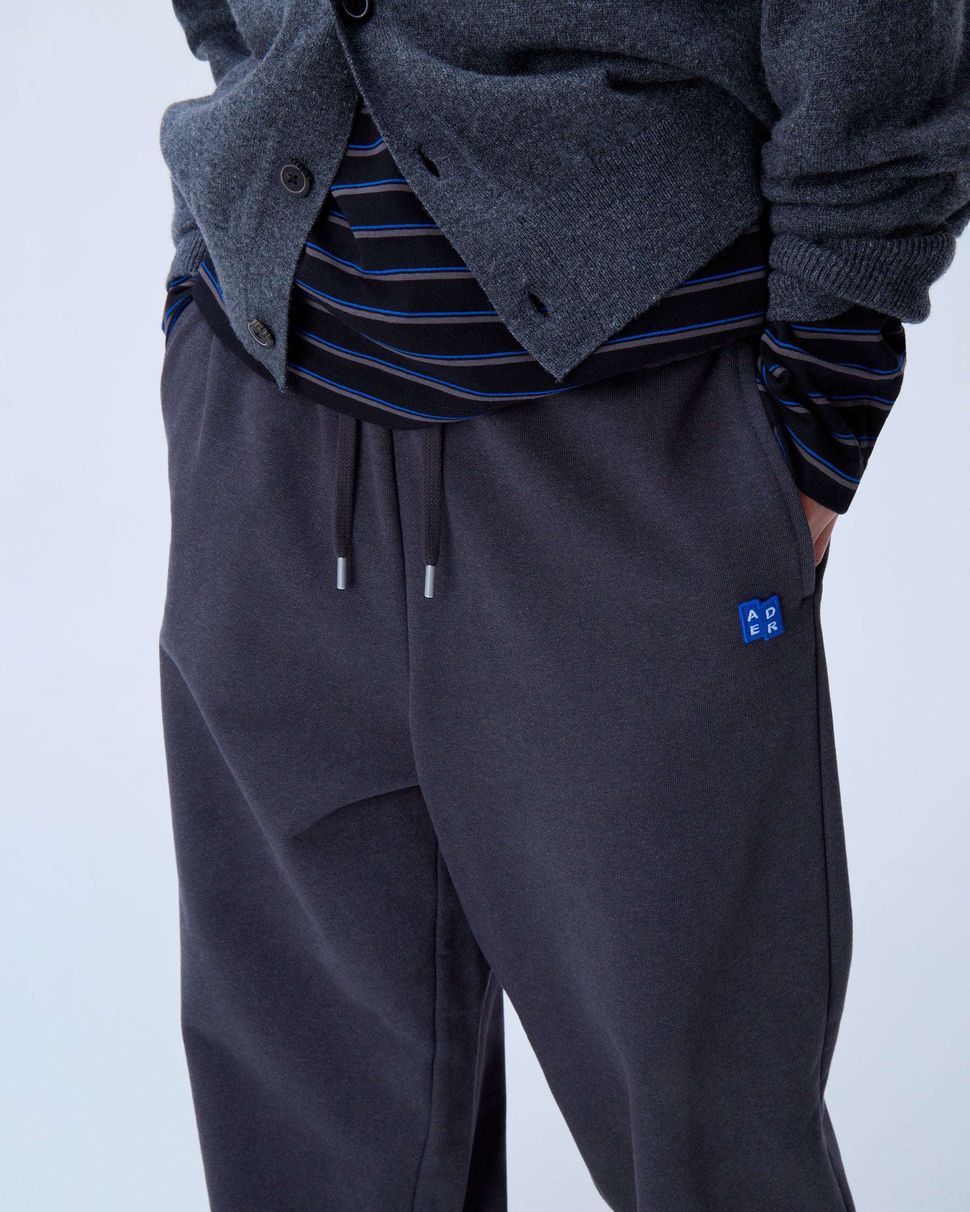 Ader Error - Sig; BL Tag sweatpants 01 (Charcoal) product image 4 | TRAB K-Fashion Australia