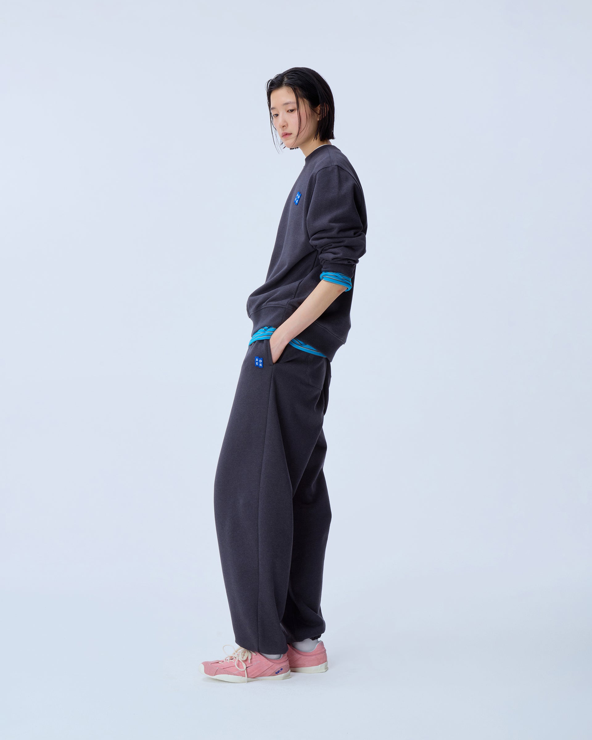 Ader Error - Sig; BL Tag sweatpants 01 (Charcoal) product image 6 | TRAB K-Fashion Australia