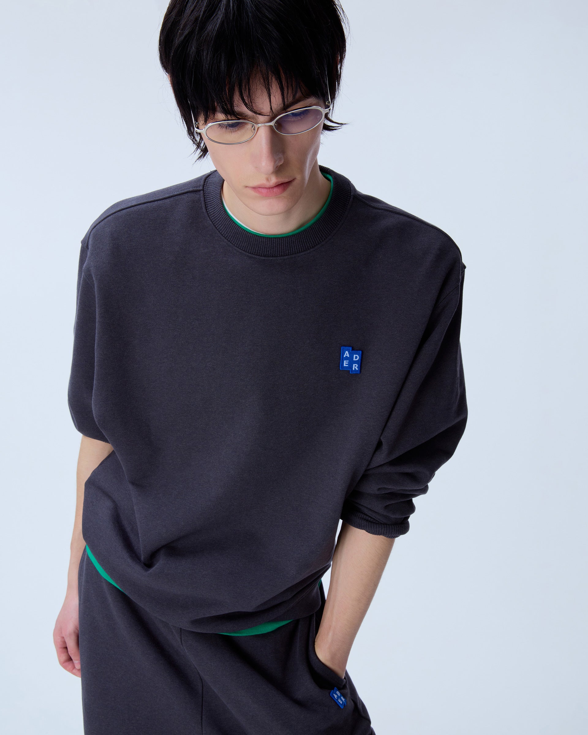Ader Error - Sig; BL Tag sweatshirt 01 (Charcoal) product image 14 | TRAB K-Fashion Australia