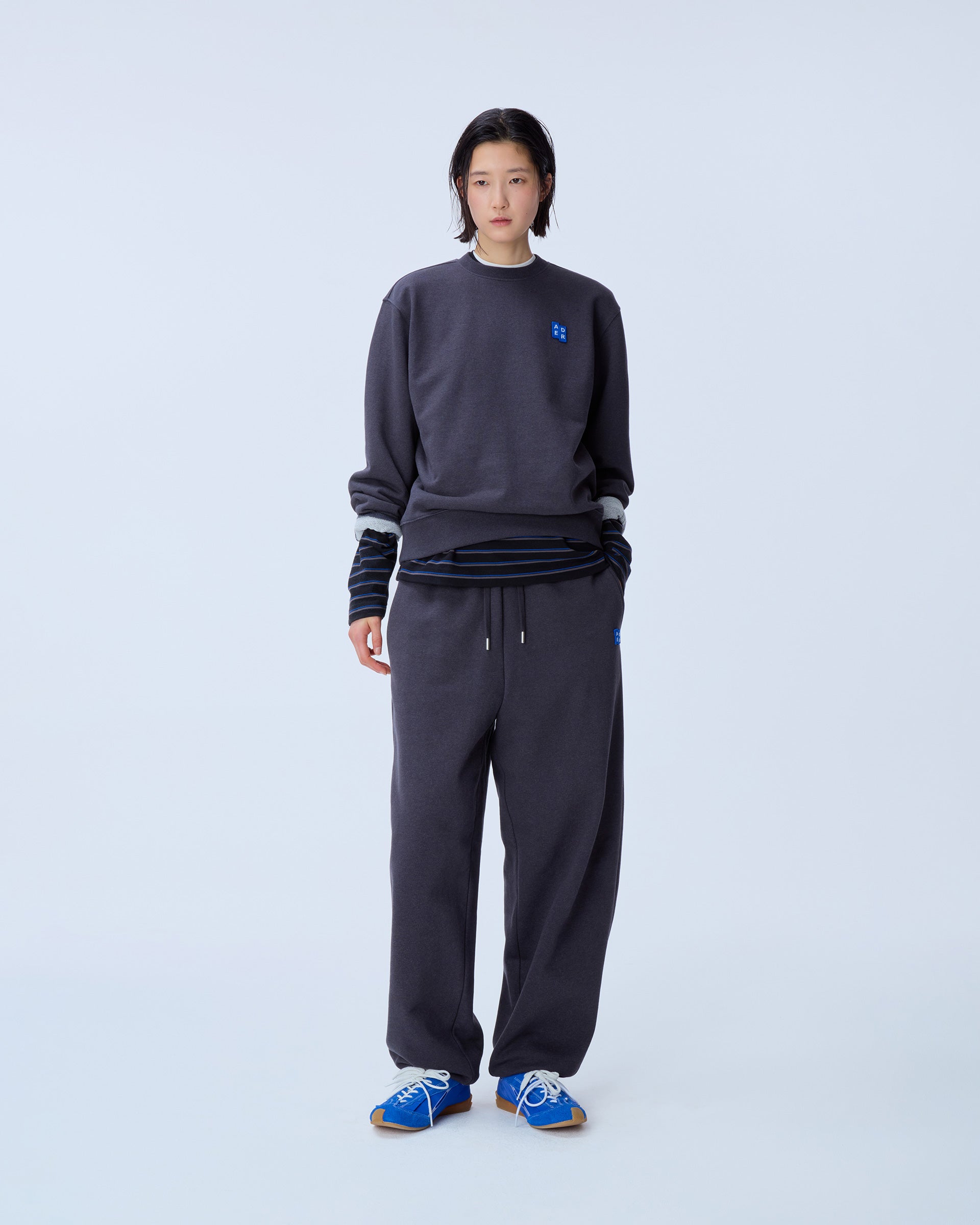 Ader Error - Sig; BL Tag sweatshirt 01 (Charcoal) product image 1 | TRAB K-Fashion Australia