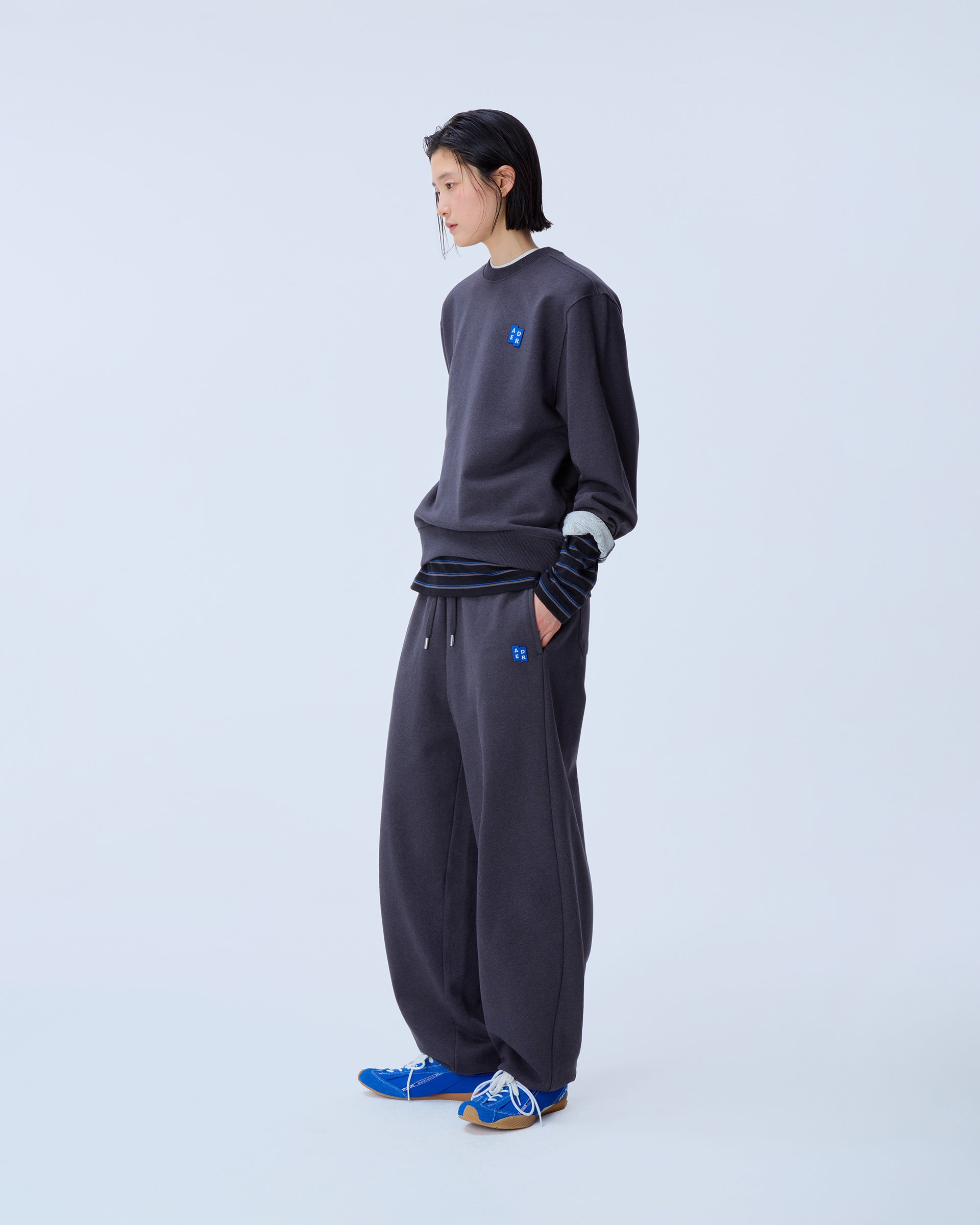 Ader Error - Sig; BL Tag sweatshirt 01 (Charcoal) product image 2 | TRAB K-Fashion Australia