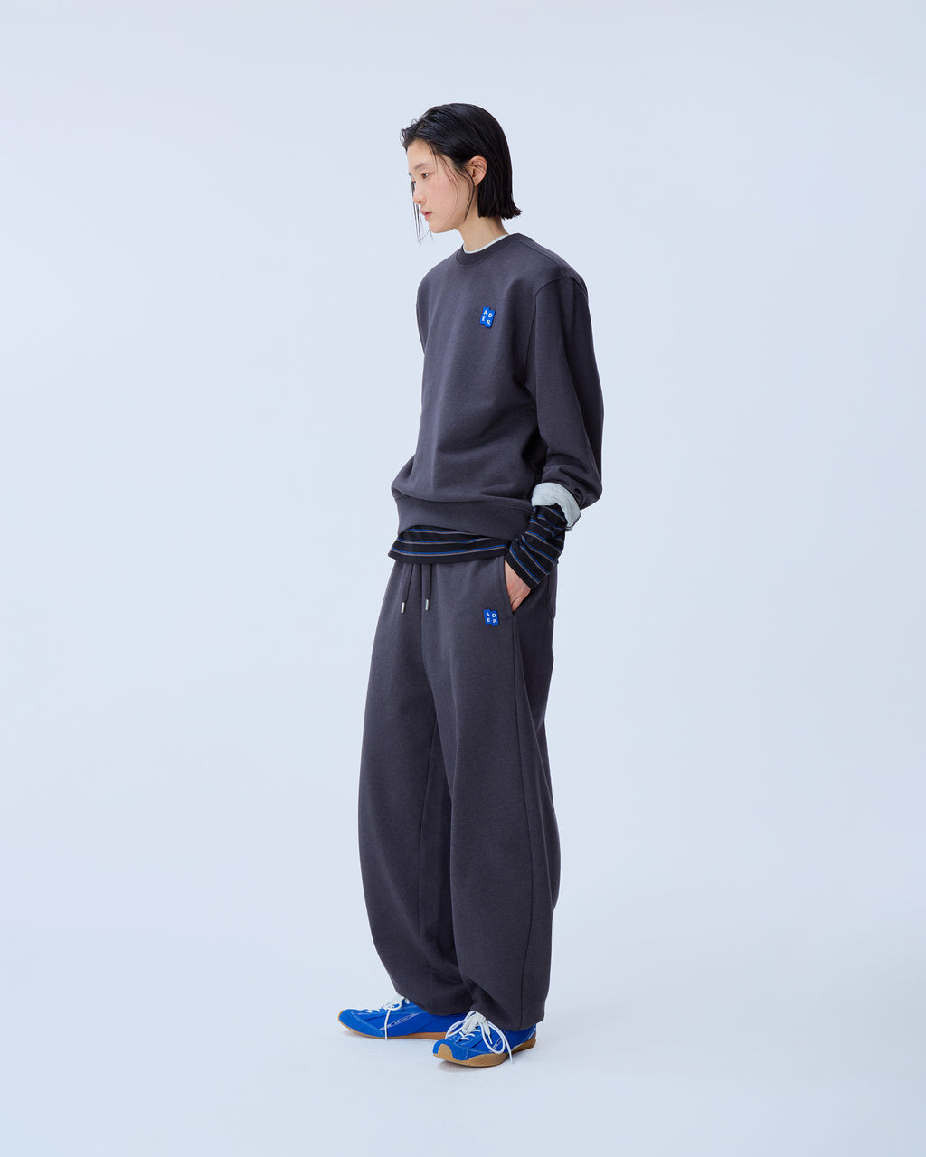 Ader Error - Sig; BL Tag sweatshirt 01 (Charcoal) product image 7 | TRAB K-Fashion Australia