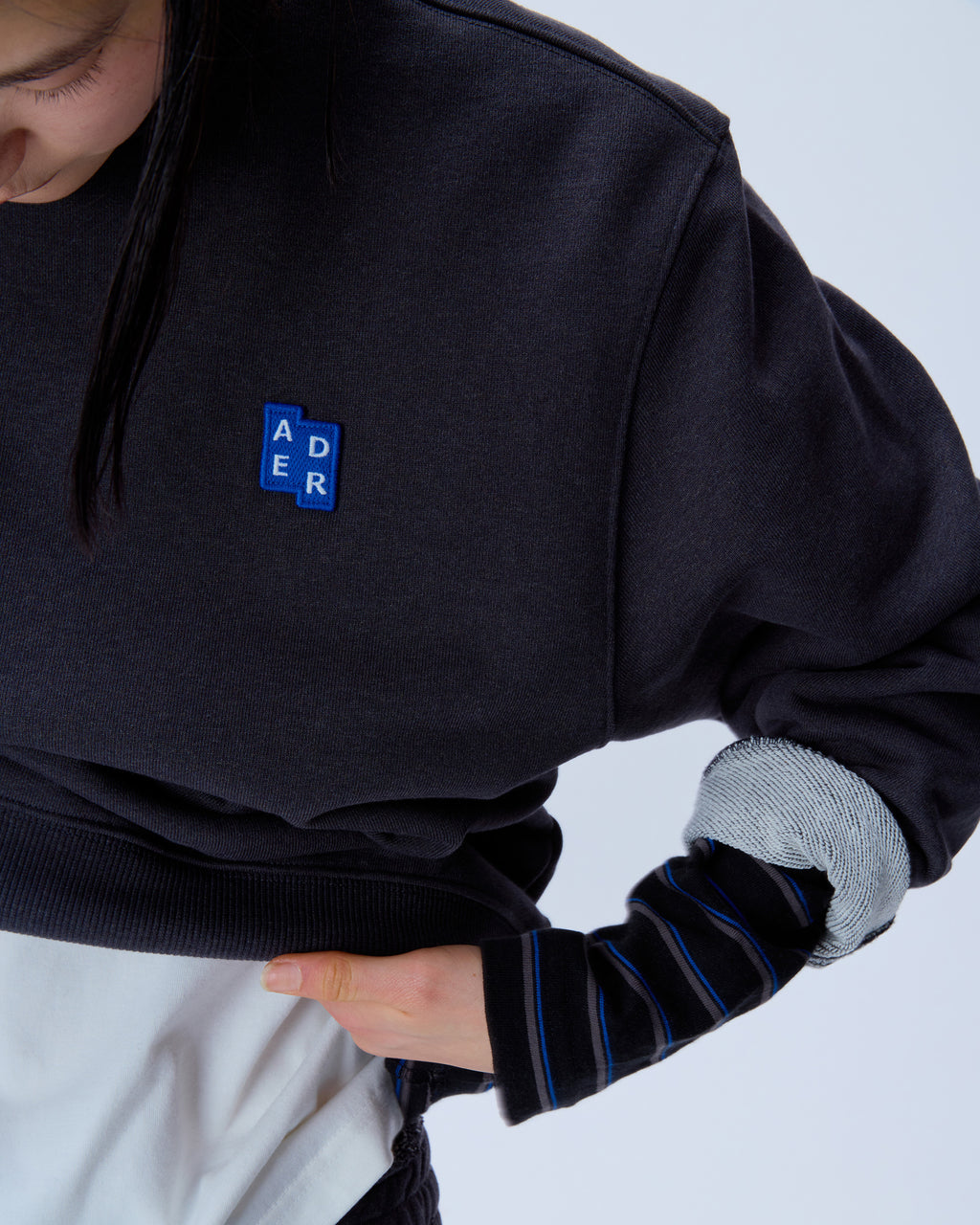 Ader Error - Sig; BL Tag sweatshirt 01 (Charcoal) product image 5 | TRAB K-Fashion Australia