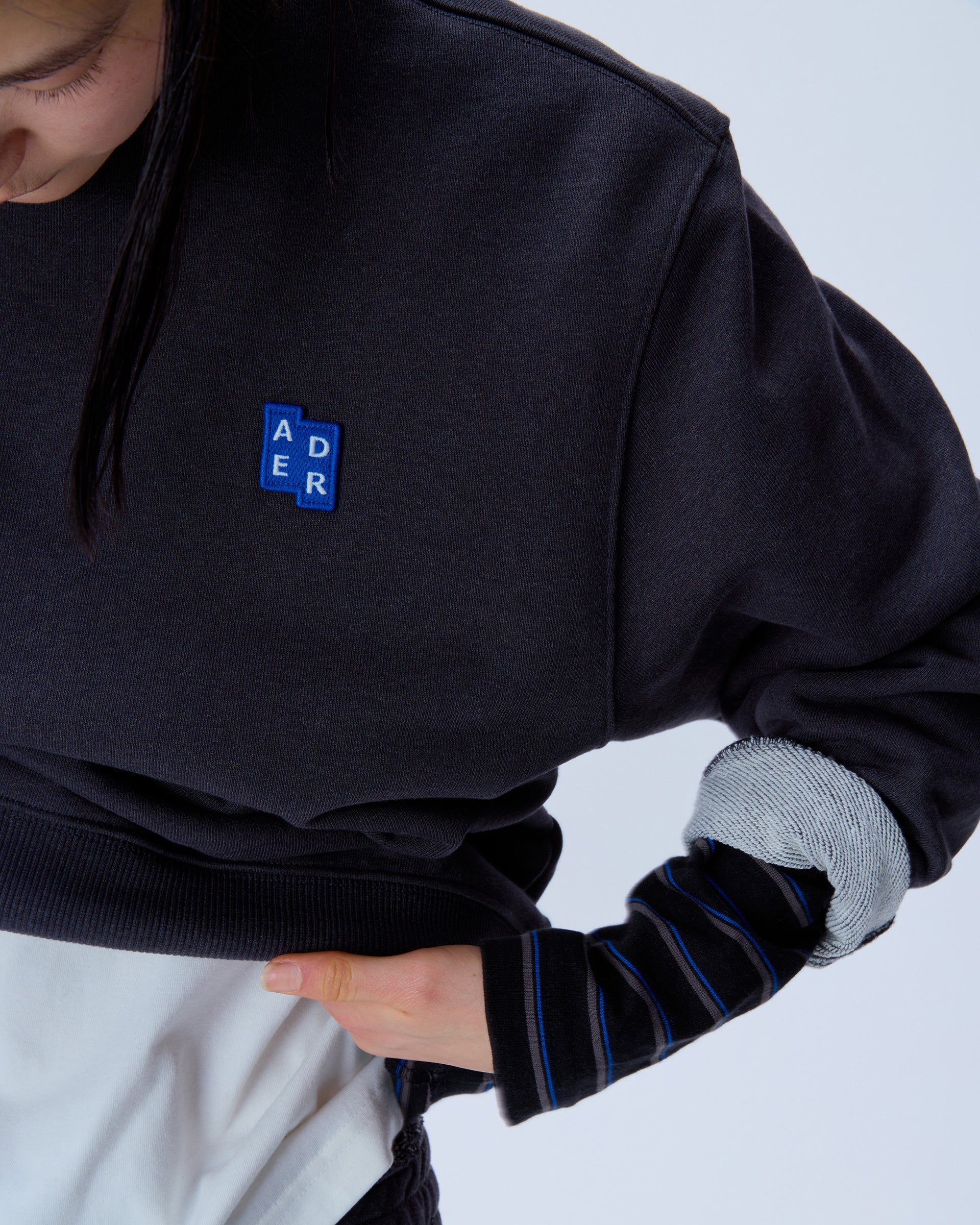Ader Error - Sig; BL Tag sweatshirt 01 (Charcoal) product image 5 | TRAB K-Fashion Australia