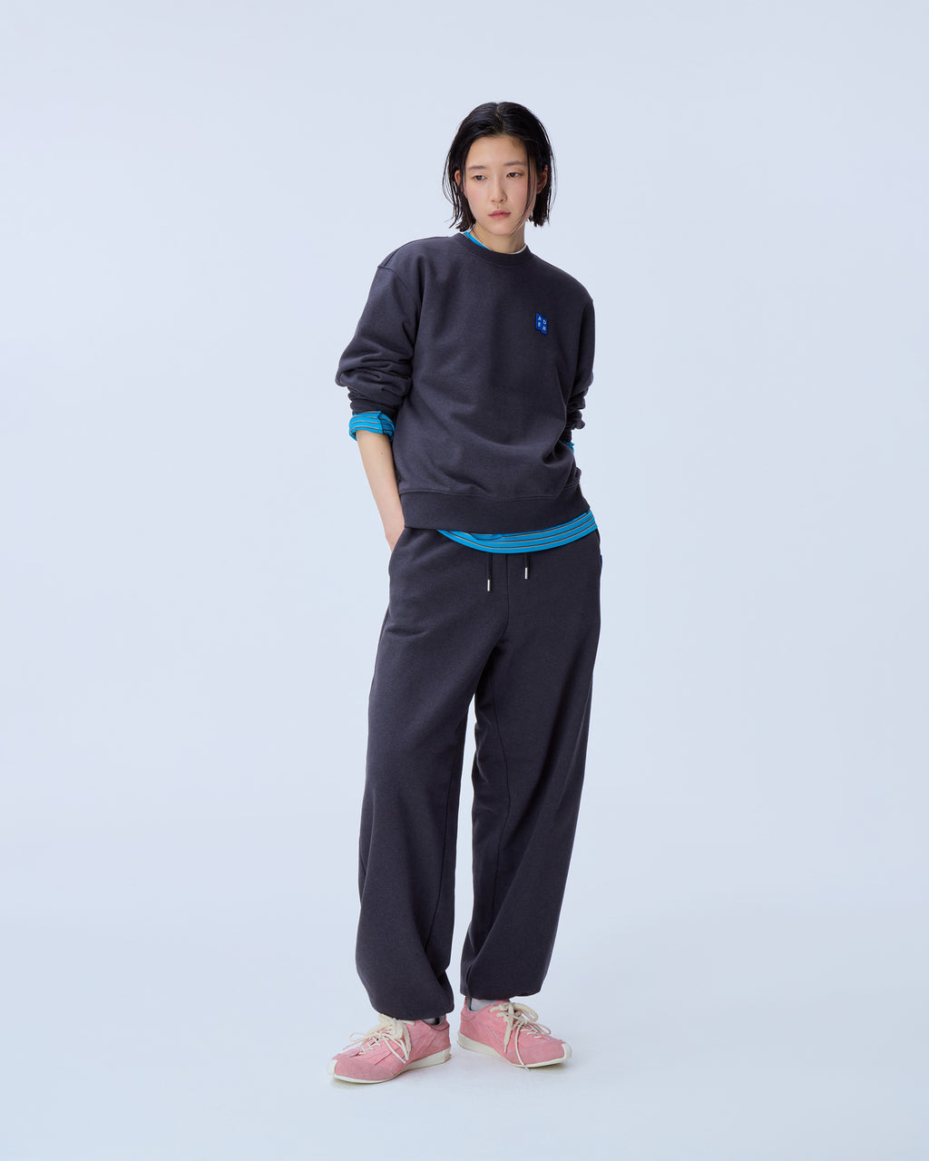 Ader Error - Sig; BL Tag sweatshirt 01 (Charcoal) product image 12 | TRAB K-Fashion Australia