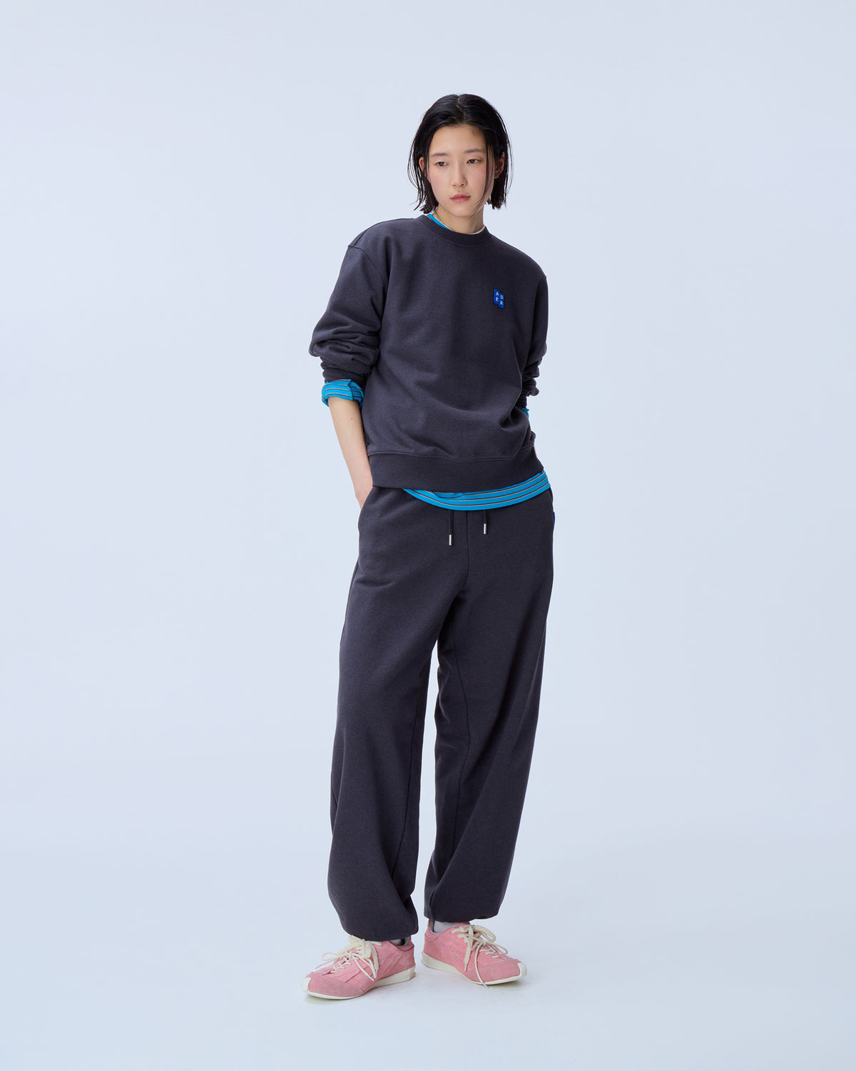 Ader Error - Sig; BL Tag sweatshirt 01 (Charcoal) product image 12 | TRAB K-Fashion Australia
