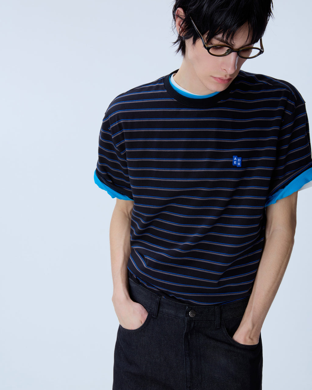 Ader Error - Sig; BL Tag t-shirt 09 (Noir) product image 4 | TRAB K-Fashion Australia