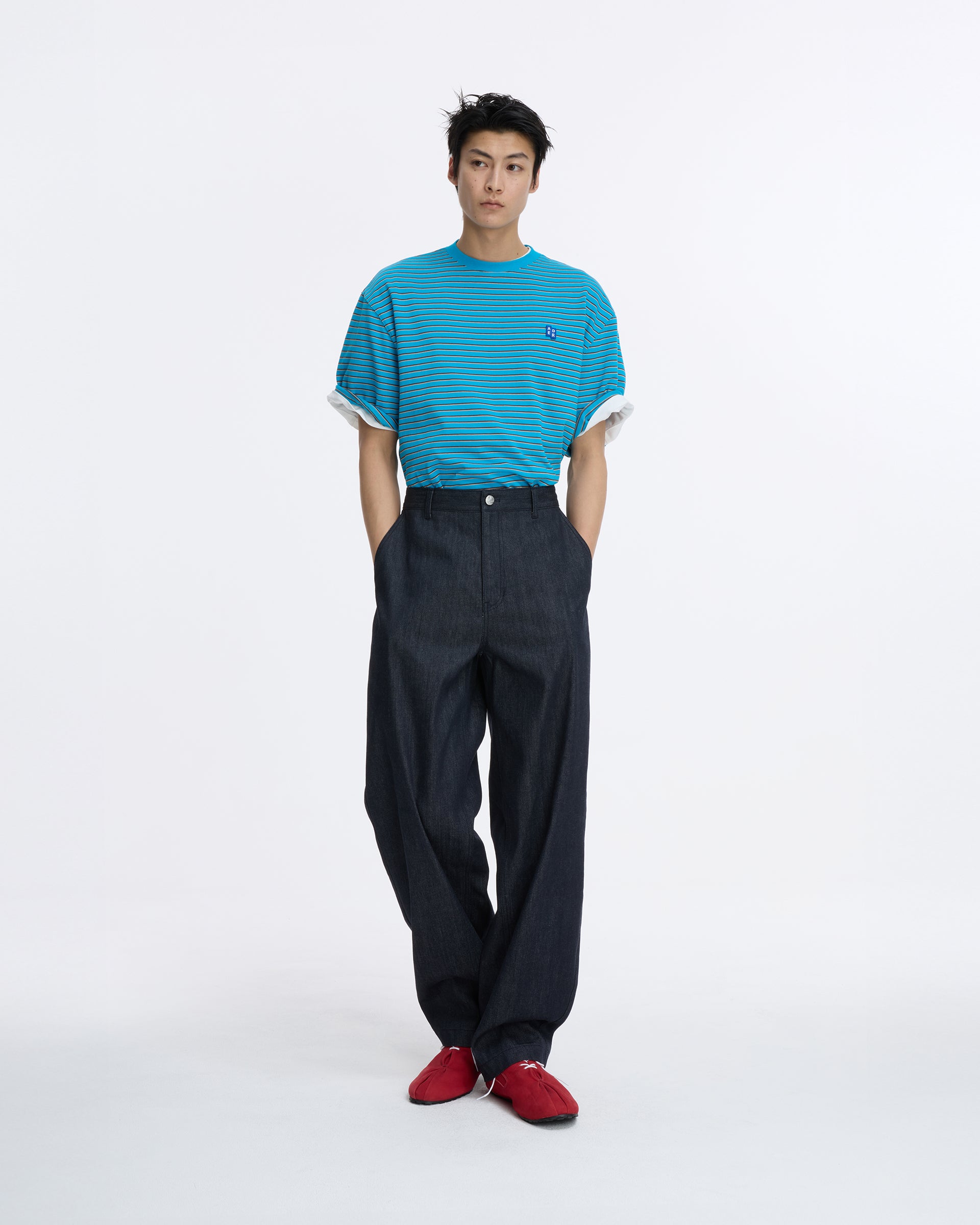 Ader Error - Sig; BL Tag t-shirt 12 (Cerulean Blue) product image 1 | TRAB K-Fashion Australia