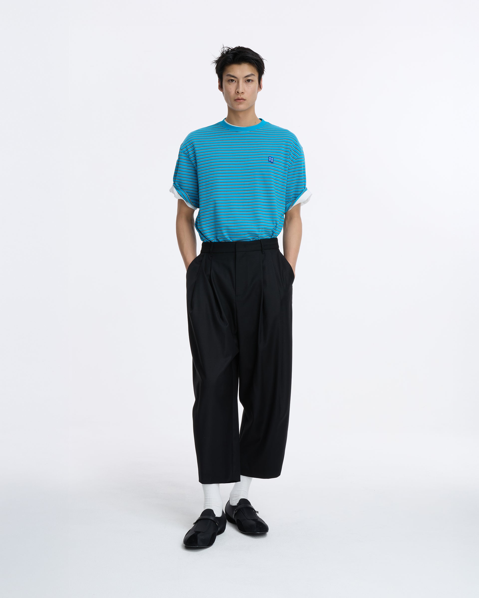 Ader Error - Sig; BL Tag t-shirt 12 (Cerulean Blue) product image 4 | TRAB K-Fashion Australia