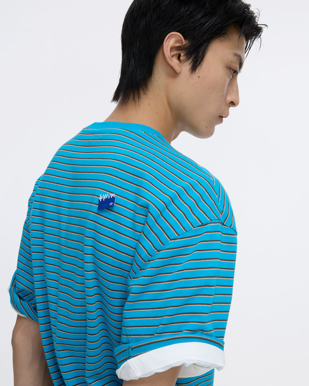 Ader Error - Sig; BL Tag t-shirt 12 (Cerulean Blue) product image 5 | TRAB K-Fashion Australia