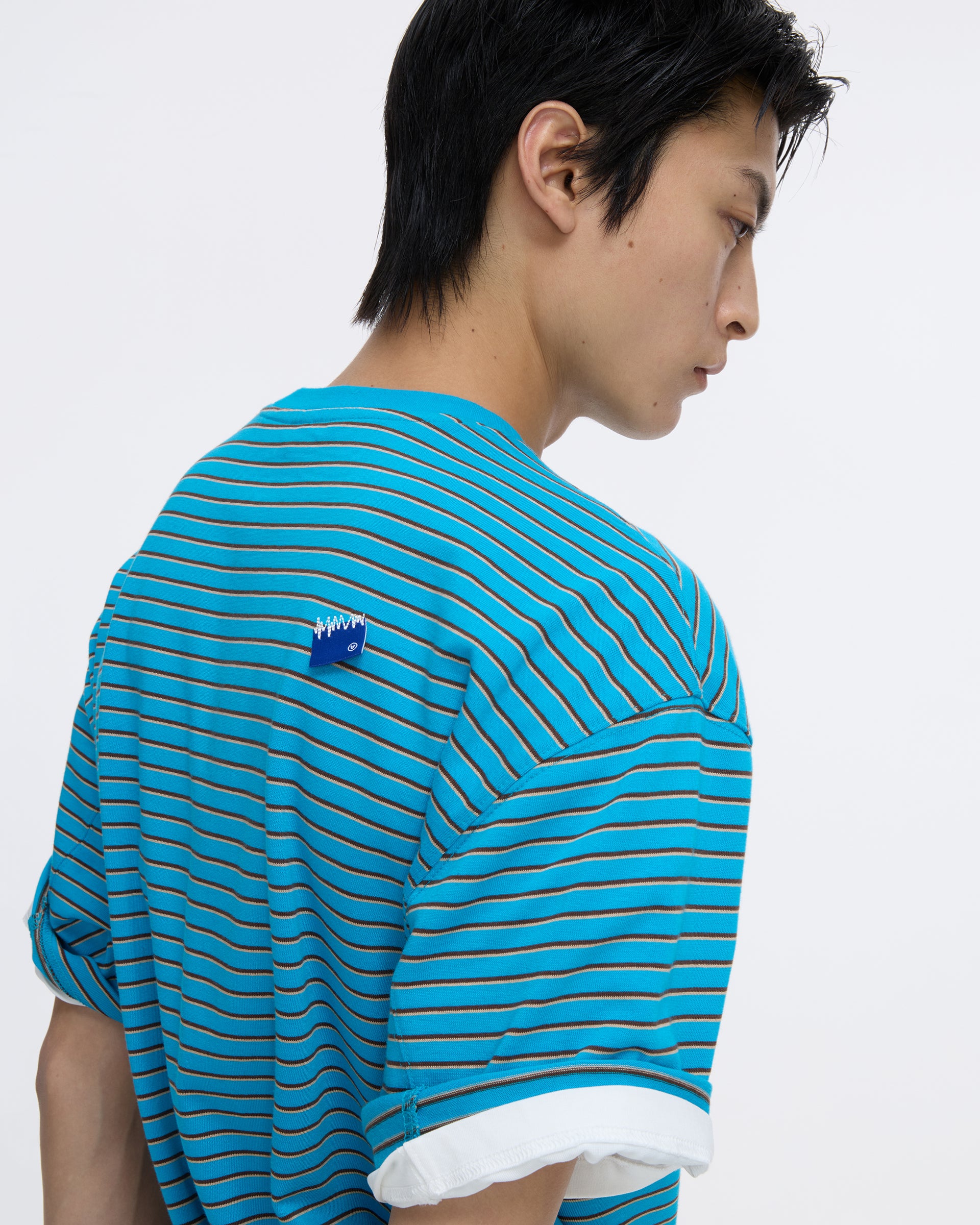 Ader Error - Sig; BL Tag t-shirt 12 (Cerulean Blue) product image 5 | TRAB K-Fashion Australia