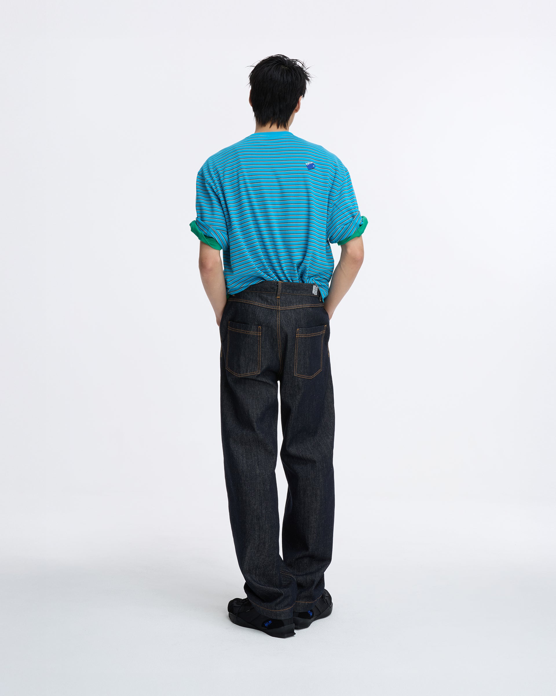 Ader Error - Sig; BL Tag t-shirt 12 (Cerulean Blue) product image 7 | TRAB K-Fashion Australia