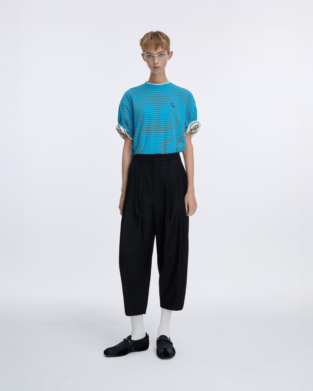 Ader Error - Sig; BL Tag t-shirt 12 (Cerulean Blue) product image 8 | TRAB K-Fashion Australia