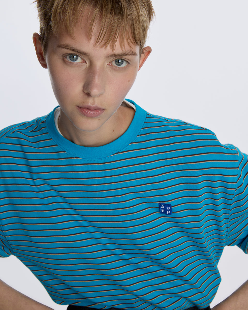 Ader Error - Sig; BL Tag t-shirt 12 (Cerulean Blue) product image 10 | TRAB K-Fashion Australia