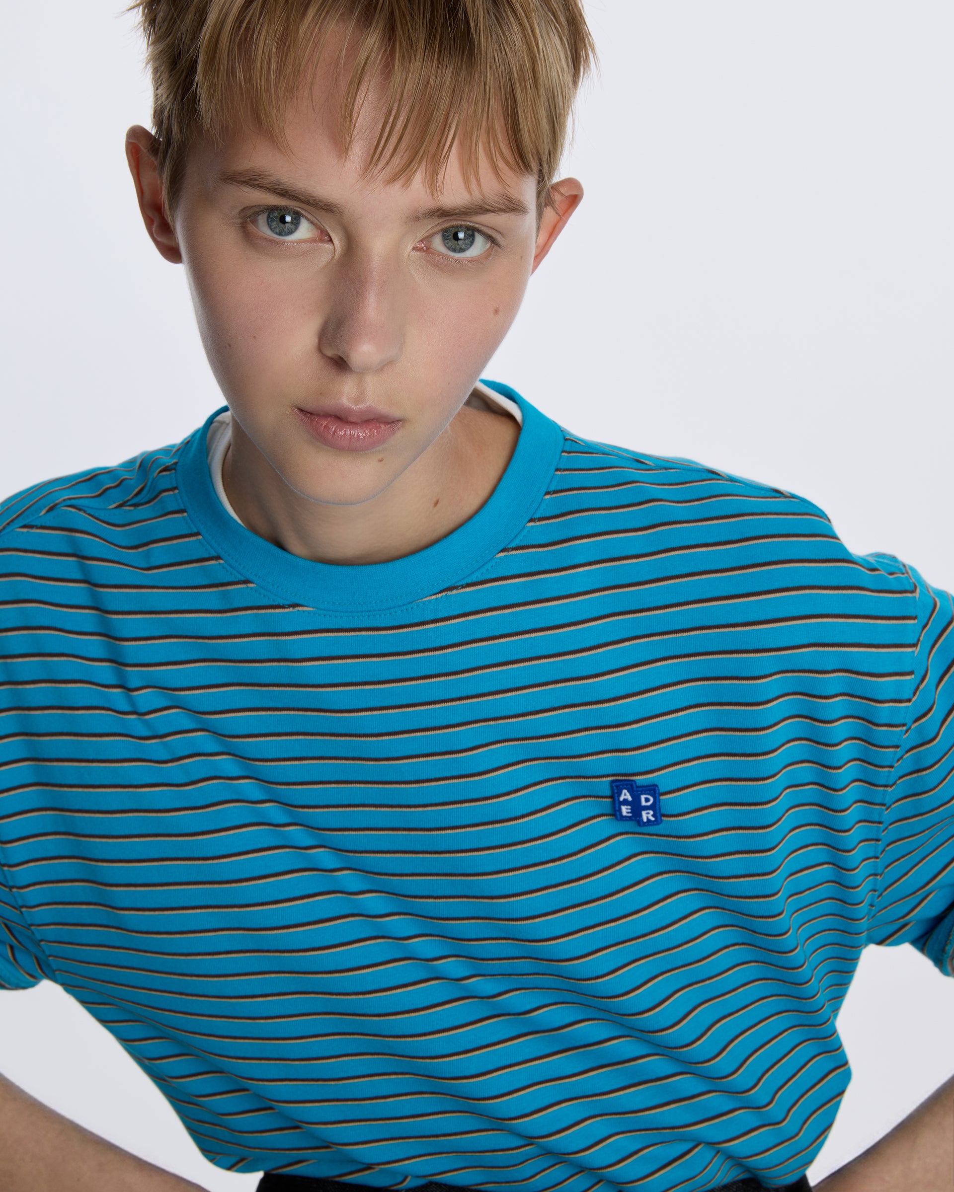 Ader Error - Sig; BL Tag t-shirt 12 (Cerulean Blue) product image 10 | TRAB K-Fashion Australia