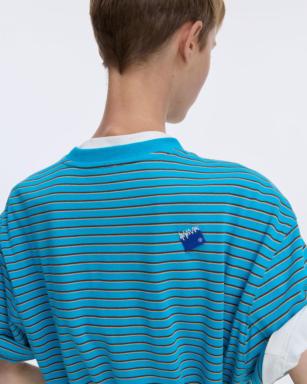 Ader Error - Sig; BL Tag t-shirt 12 (Cerulean Blue) product image 11 | TRAB K-Fashion Australia