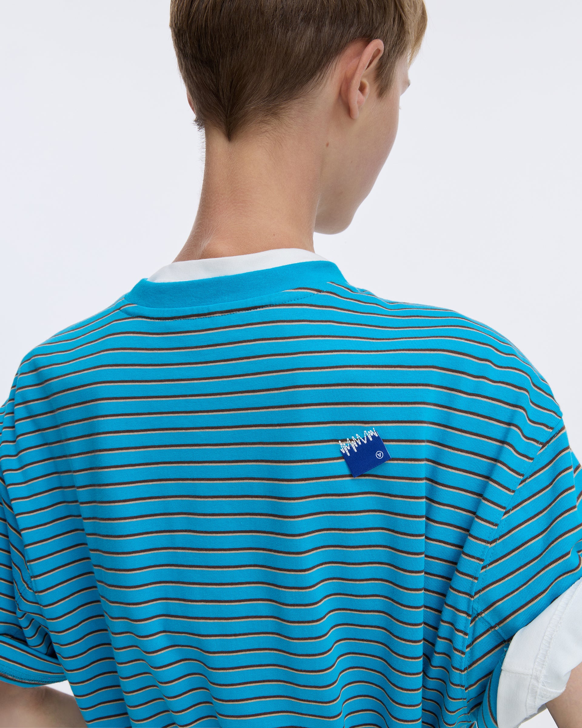 Ader Error - Sig; BL Tag t-shirt 12 (Cerulean Blue) product image 11 | TRAB K-Fashion Australia