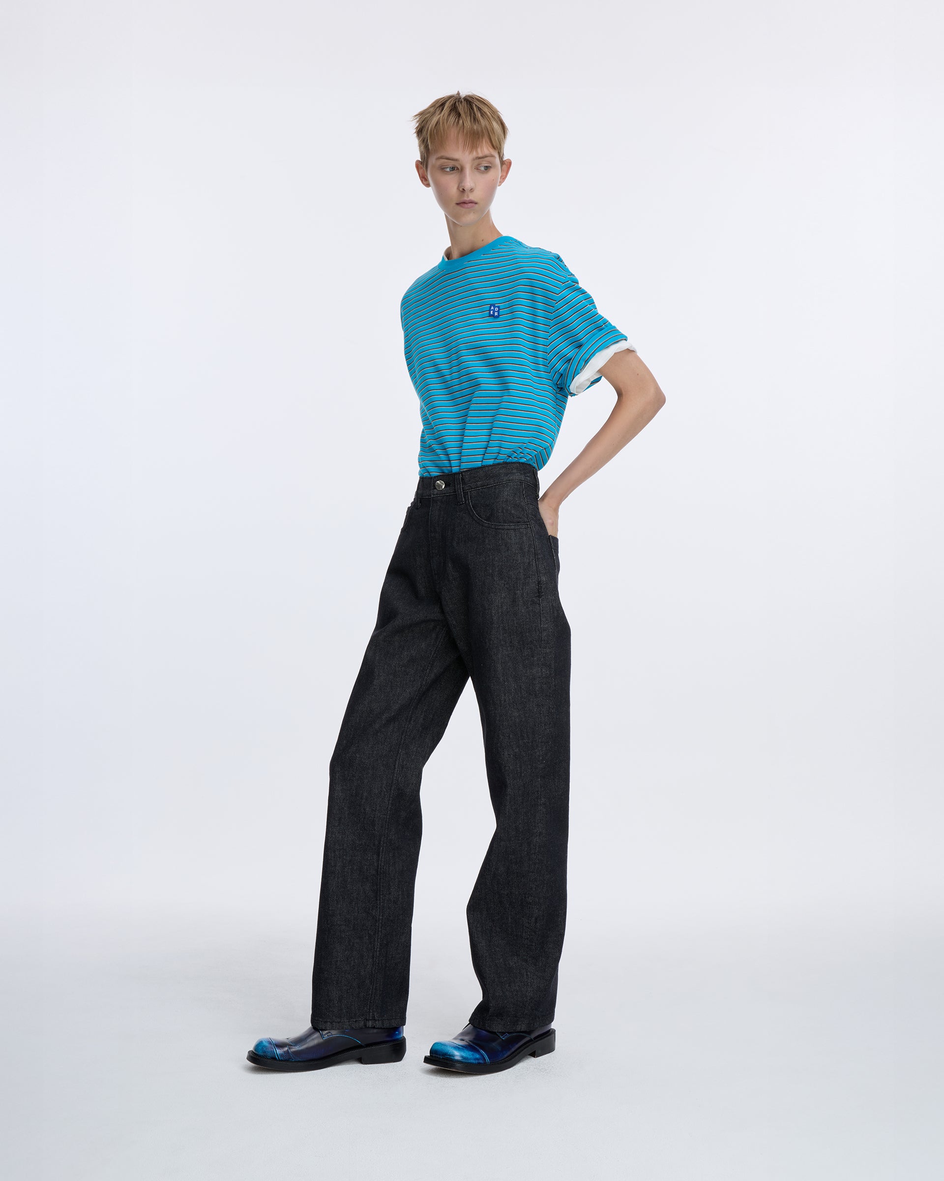 Ader Error - Sig; BL Tag t-shirt 12 (Cerulean Blue) product image 12 | TRAB K-Fashion Australia