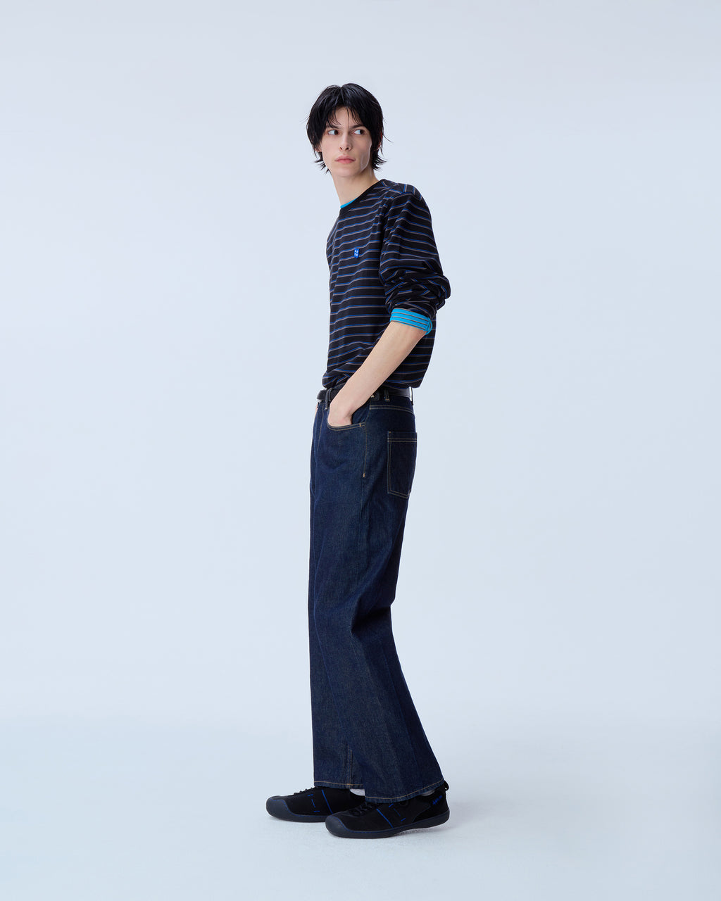 Ader Error - Sig; BL Tag LS t-shirt 02 (Noir) product image 9 | TRAB K-Fashion Australia