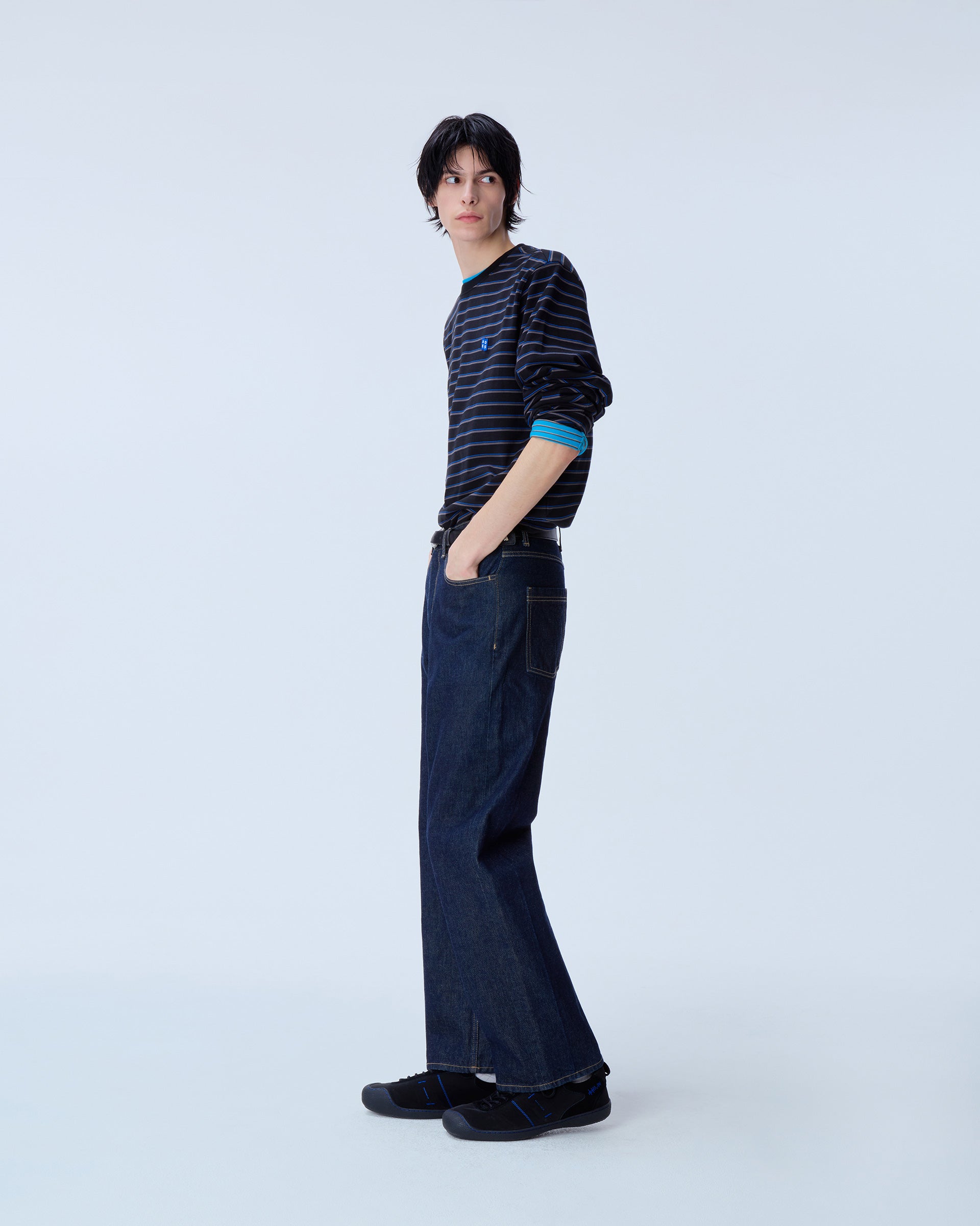 Ader Error - Sig; BL Tag LS t-shirt 02 (Noir) product image 9 | TRAB K-Fashion Australia