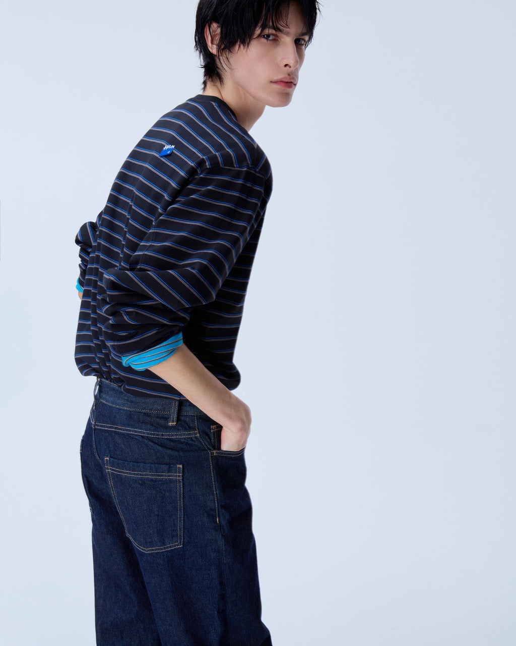 Ader Error - Sig; BL Tag LS t-shirt 02 (Noir) product image 11 | TRAB K-Fashion Australia