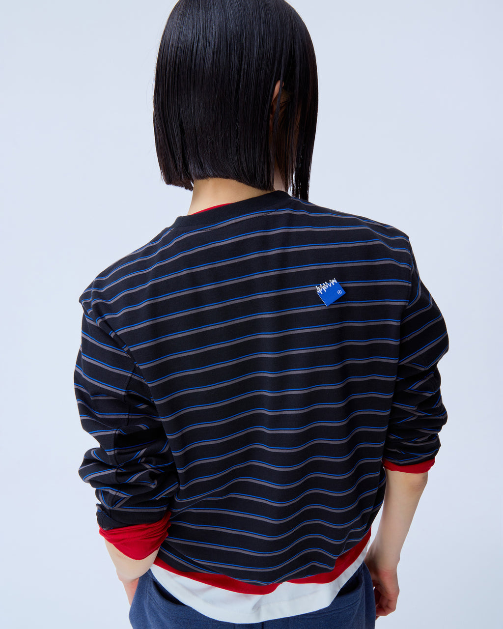 Ader Error - Sig; BL Tag LS t-shirt 02 (Noir) product image 5 | TRAB K-Fashion Australia