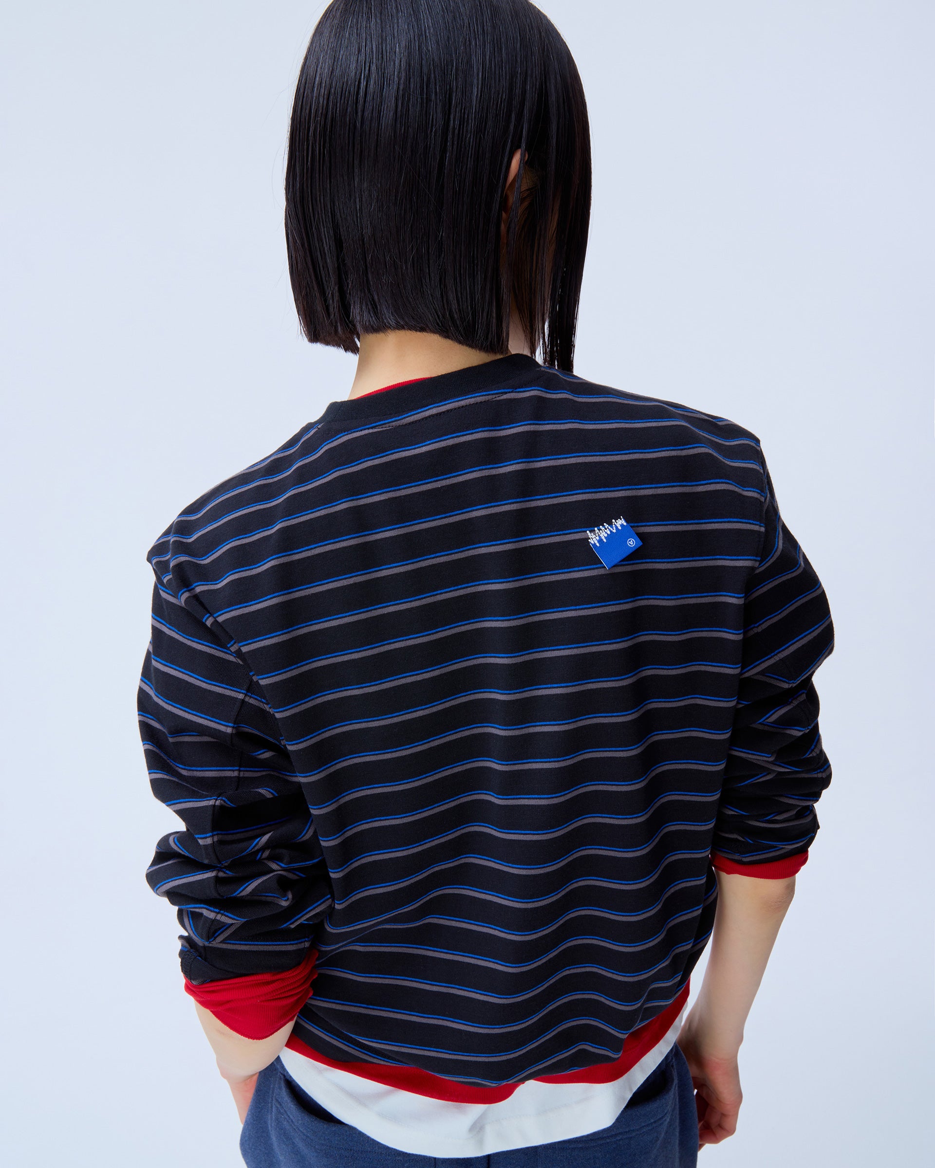 Ader Error - Sig; BL Tag LS t-shirt 02 (Noir) product image 5 | TRAB K-Fashion Australia